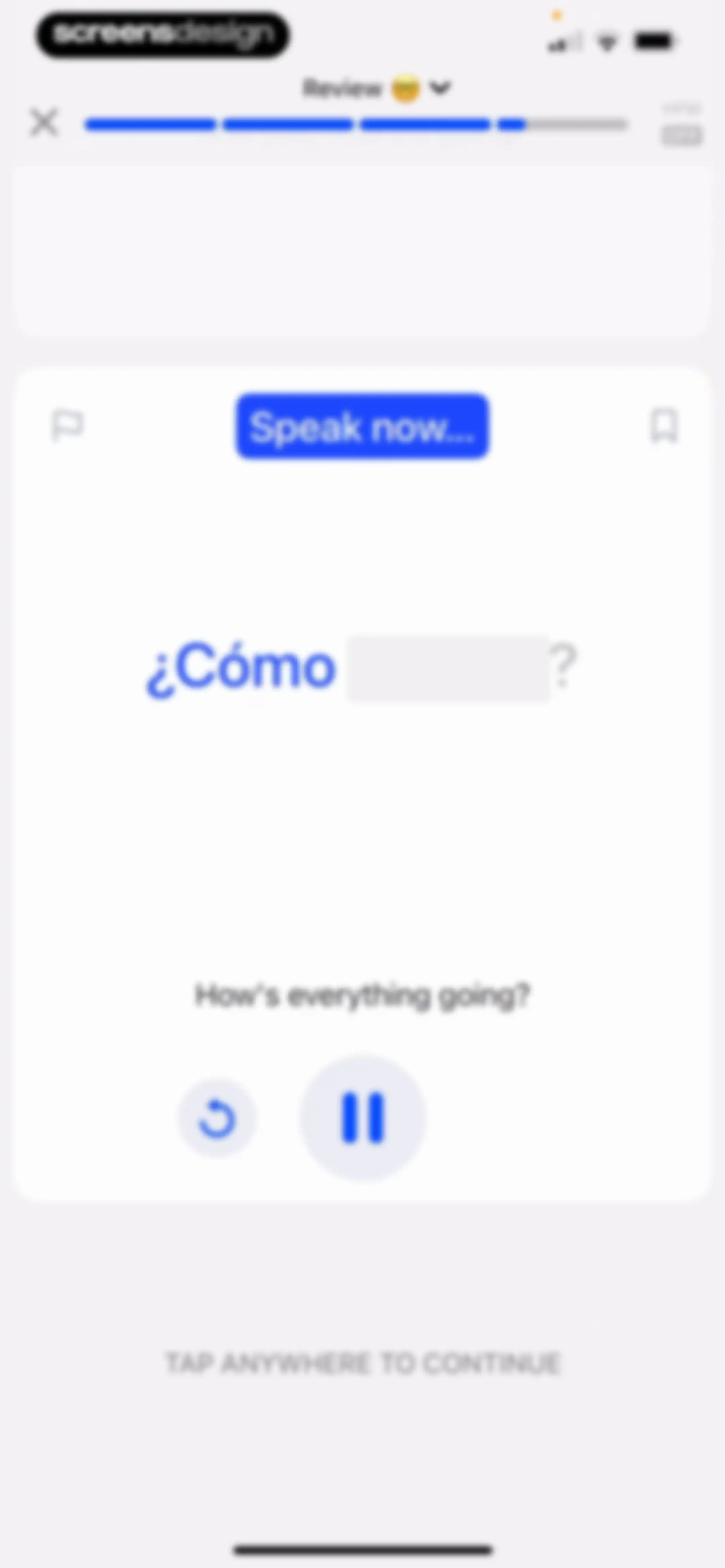 Speak: Language Learning screen 106