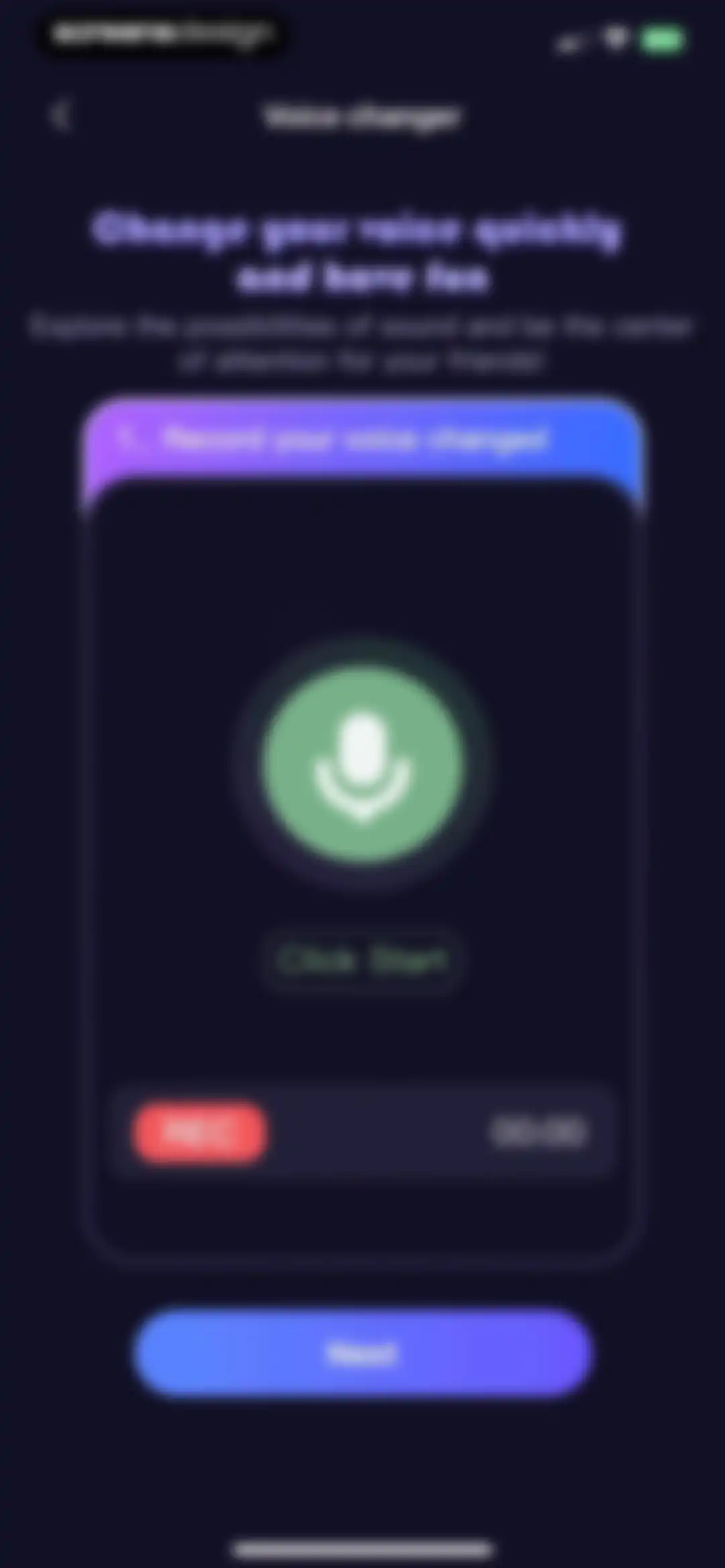 Magic Voice Changer Pro screen 4