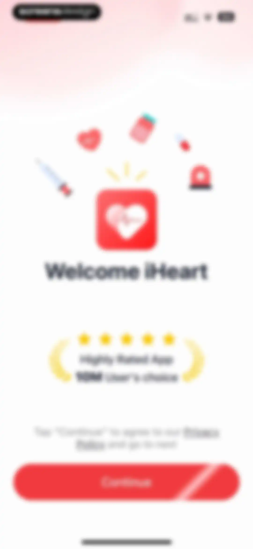 iHeart-Pulse Rate Monitor App. screen 3