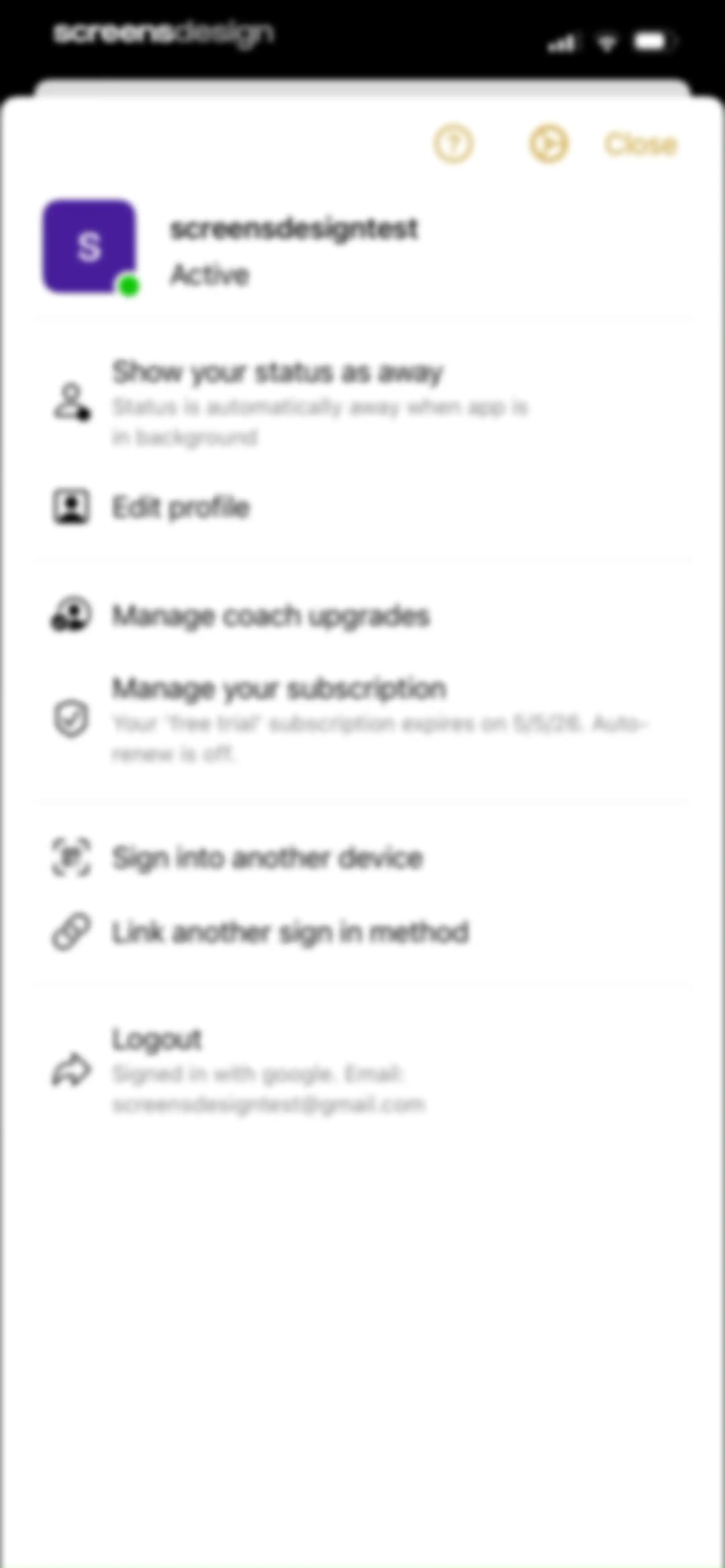 Onform: Video Analysis App screen 115