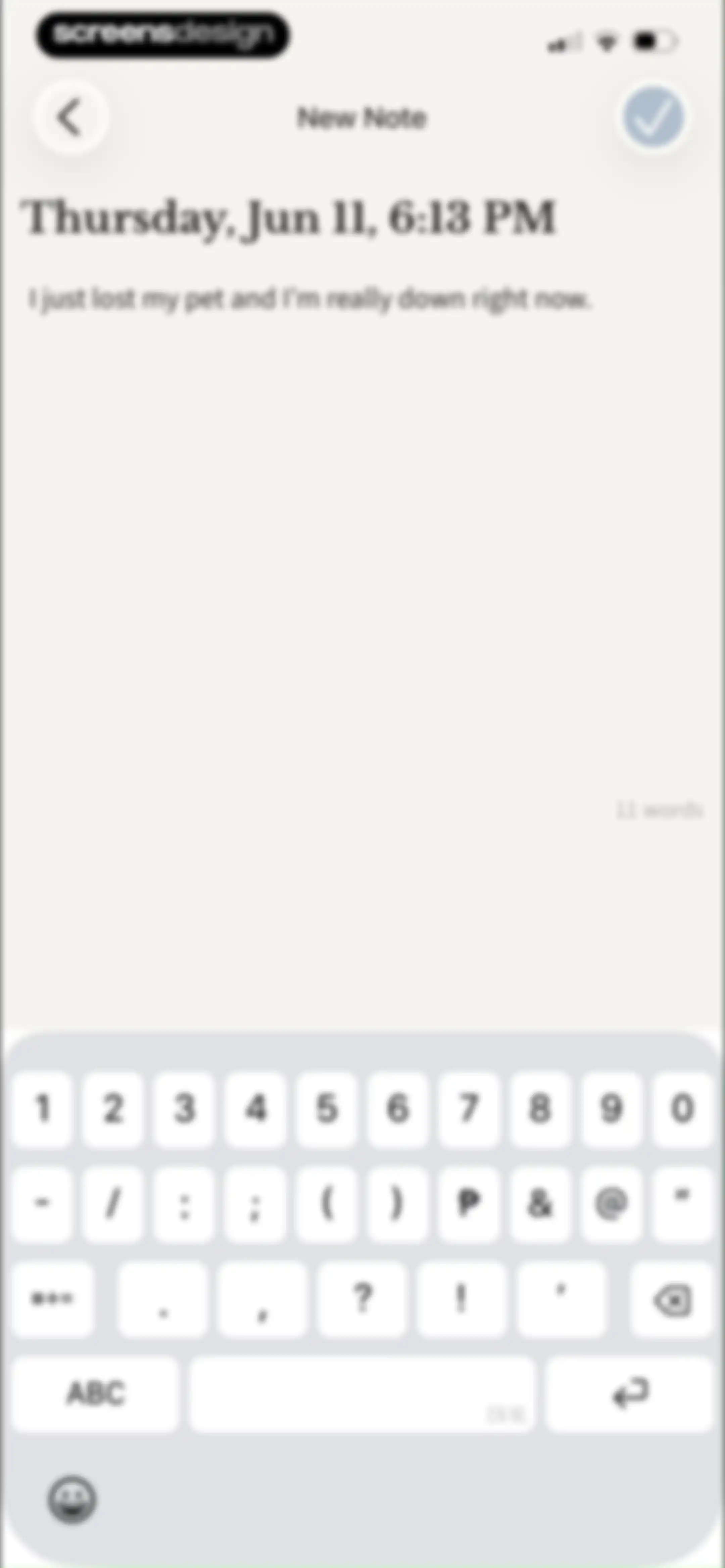 Sonia: AI for Mental Health screen 83