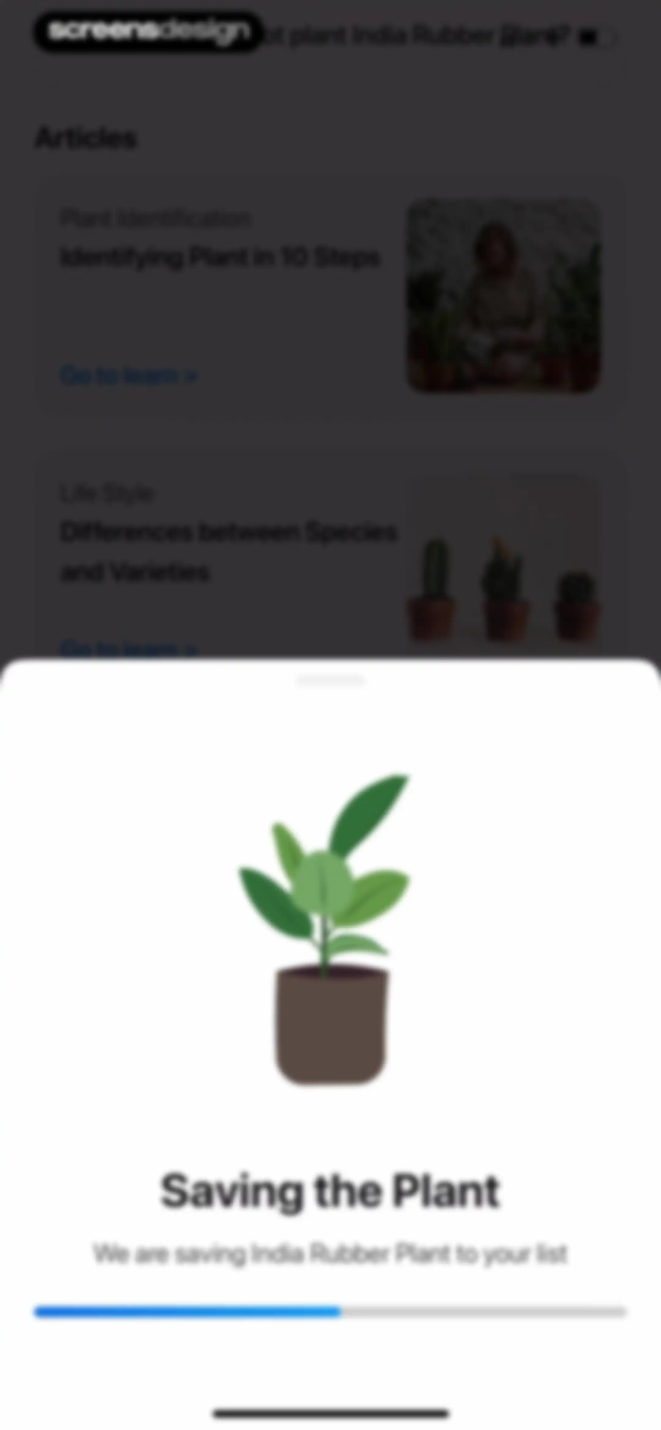 Plant App: Plant Identifier screen 59
