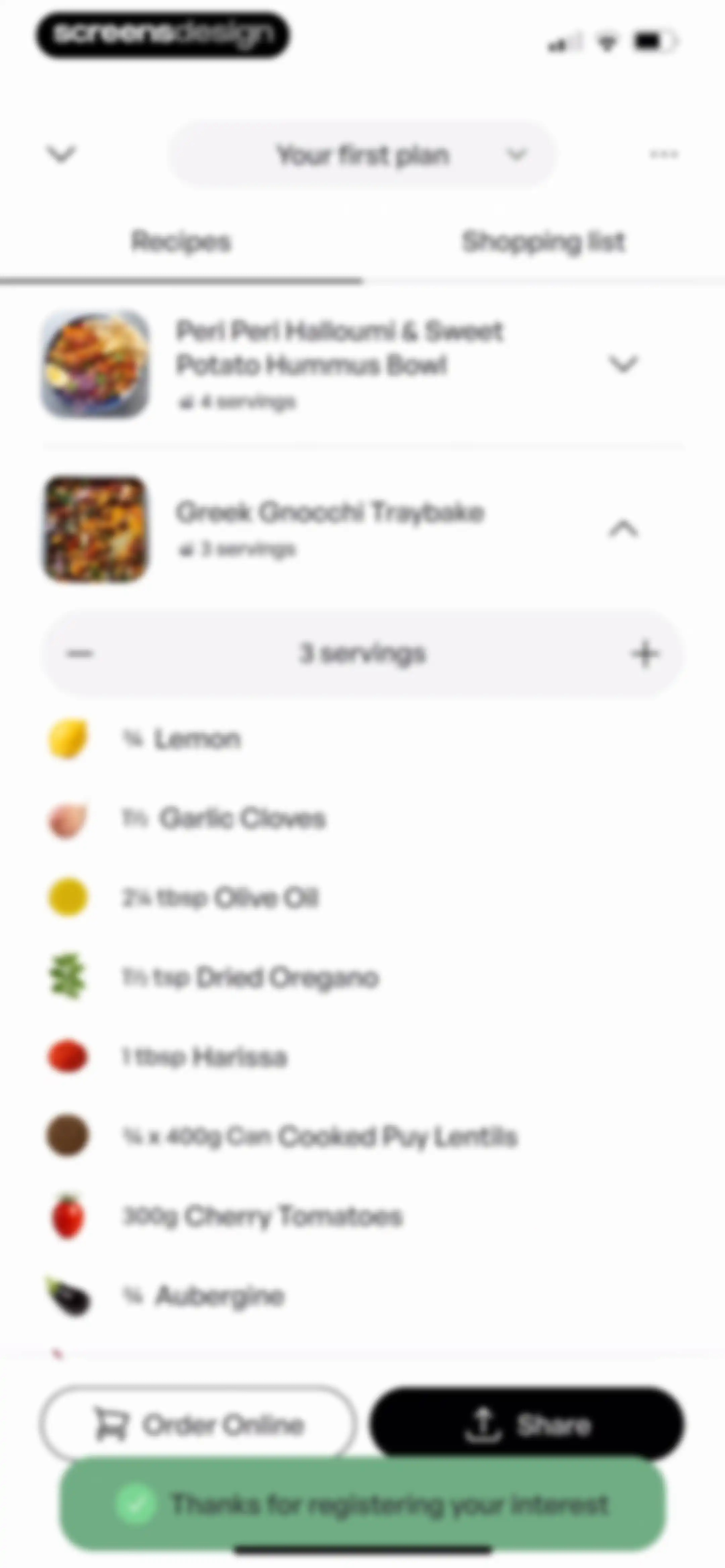 Mob: Meal Planner and Recipes screen 26