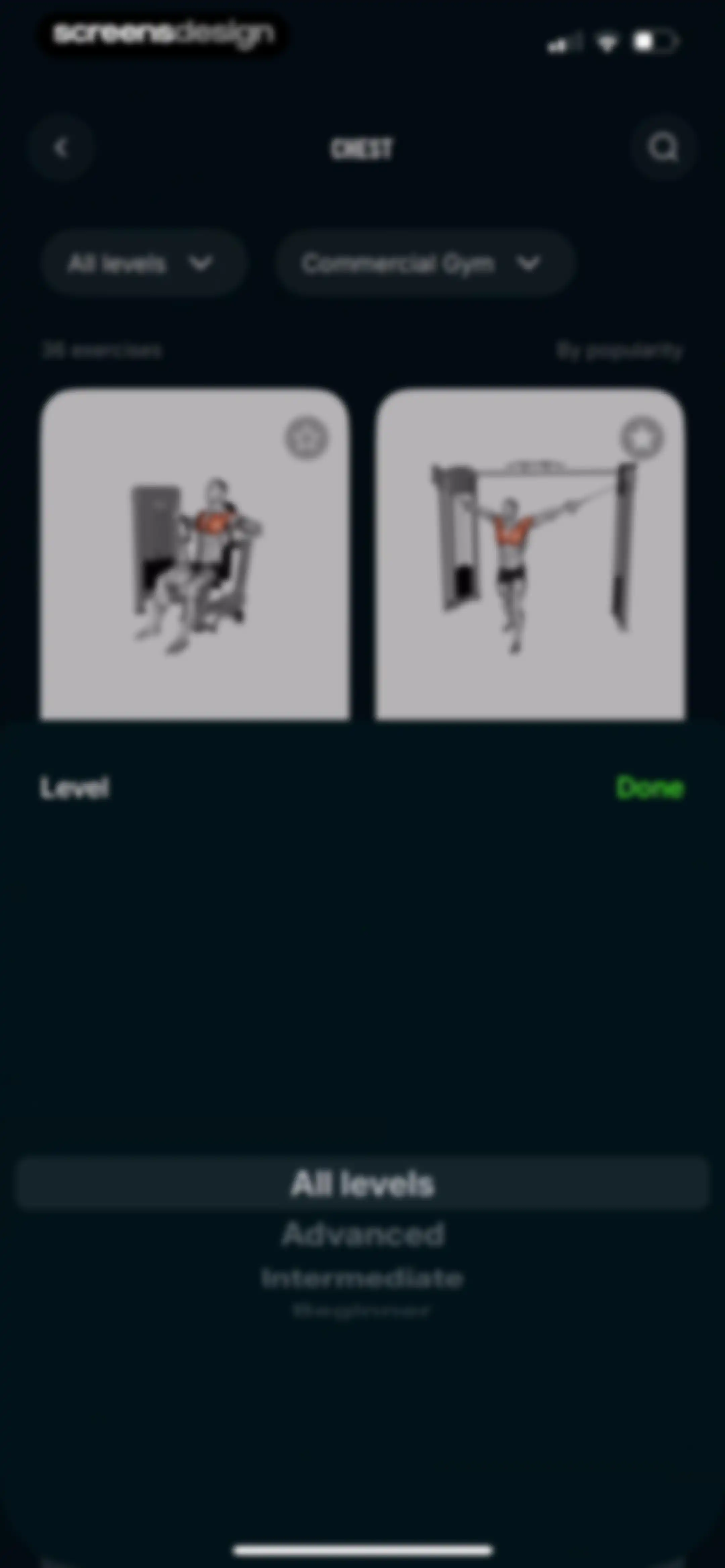 Befit: Gym & Home Workout Plan screen 127