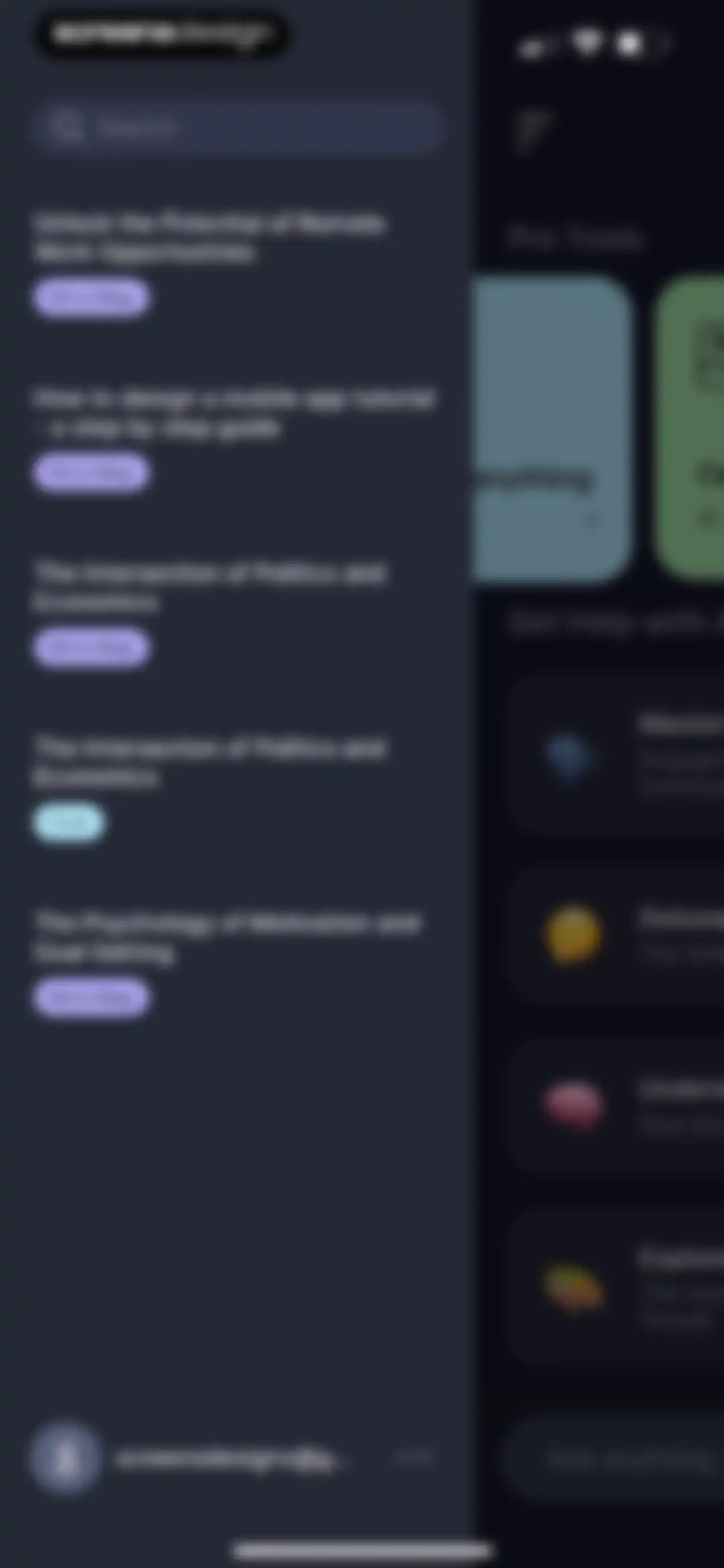 VisualMind: AI MindMap/Chatbot screen 49