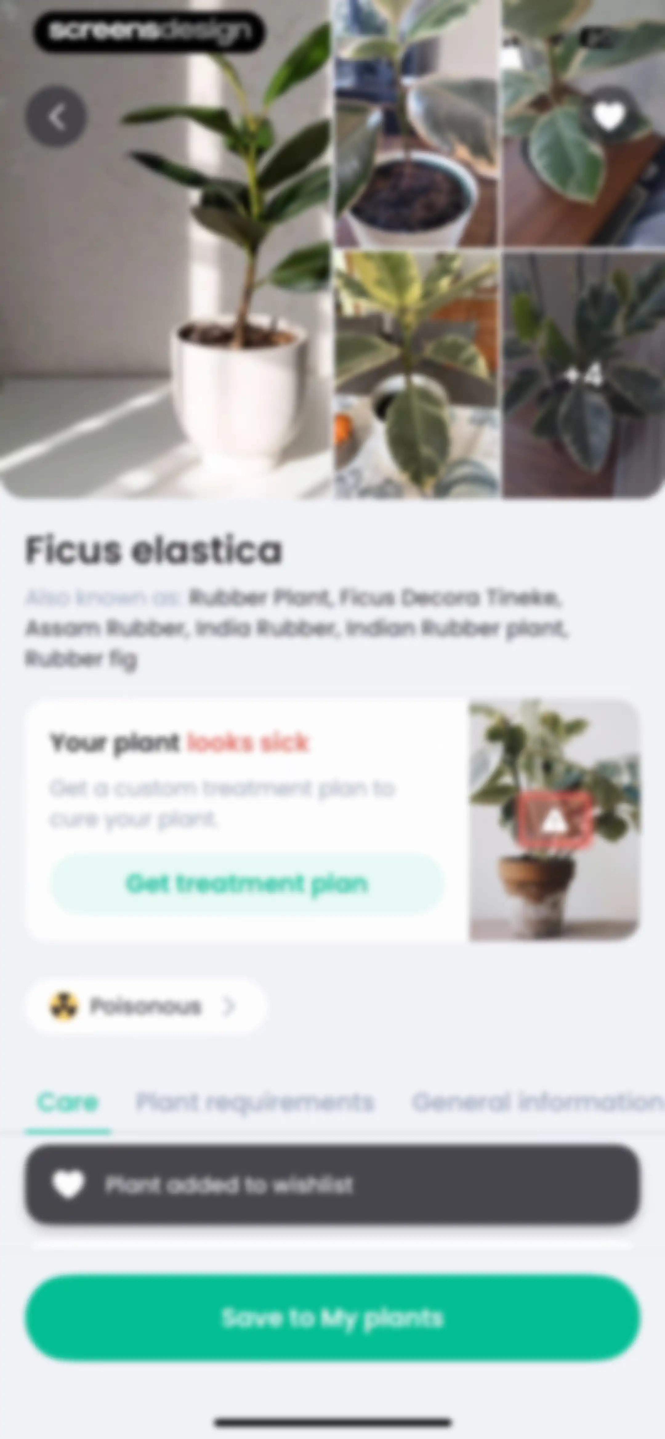 PlantIn: Plant Identifier・Care screen 148