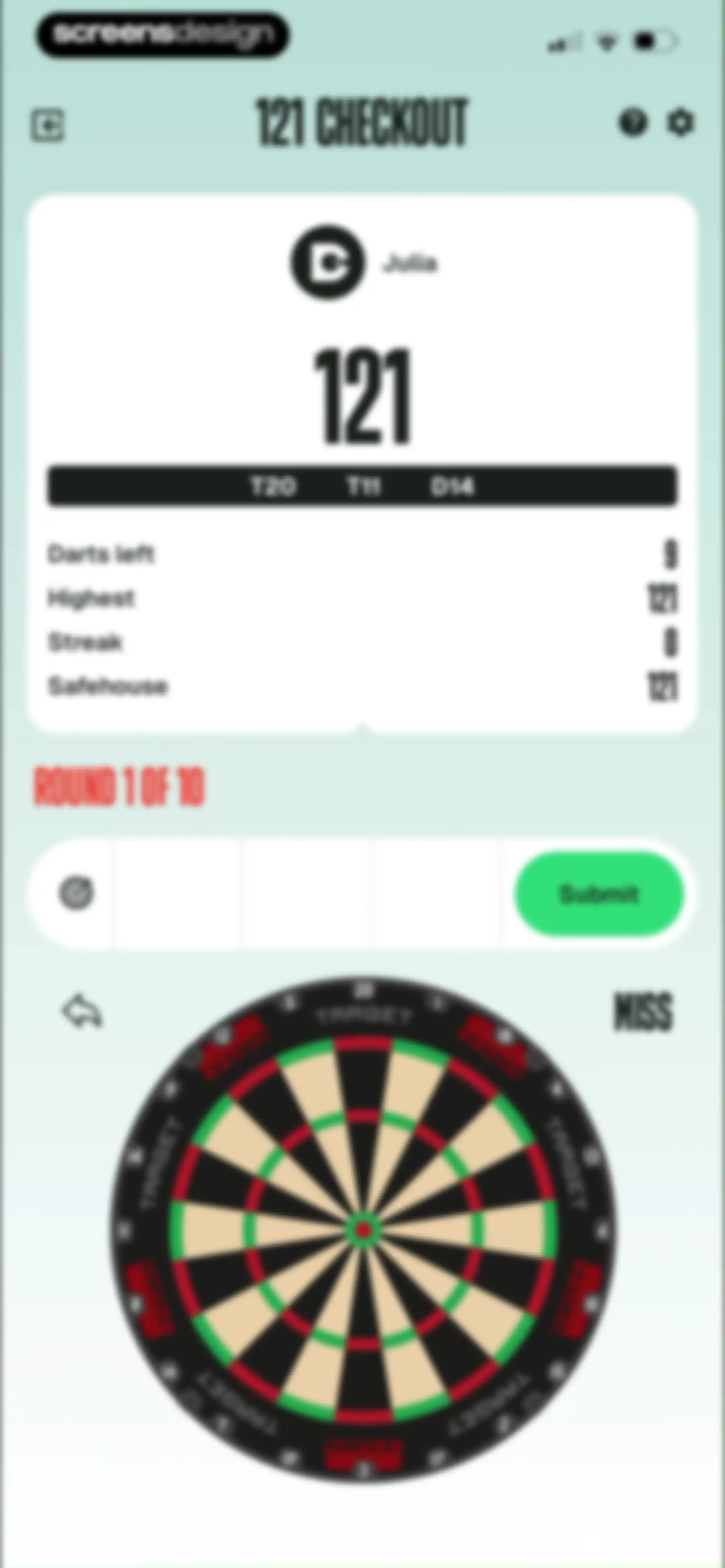 DartCounter screen 59