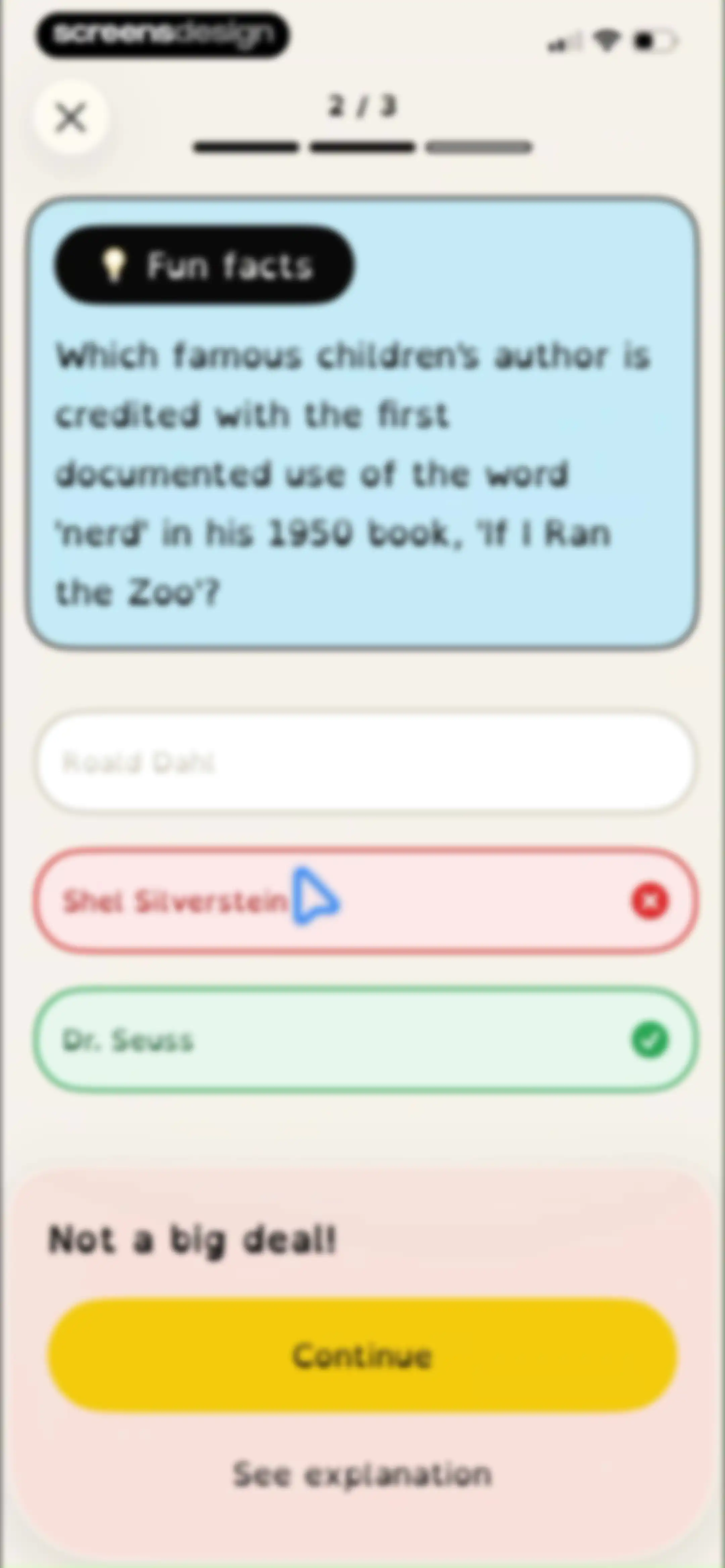 GenK: Daily Learning & Quiz screen 81
