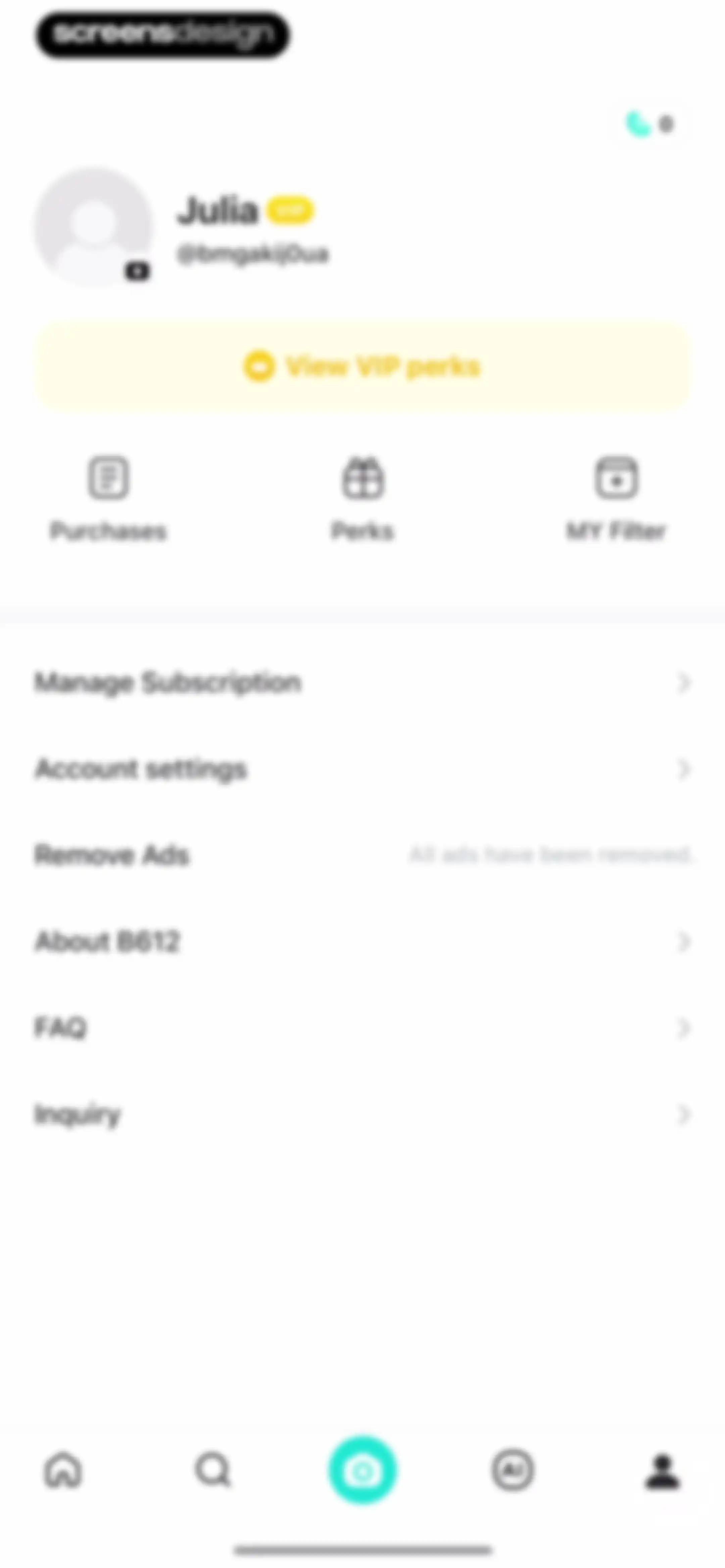 B612 AI Photo&Video Editor screen 183