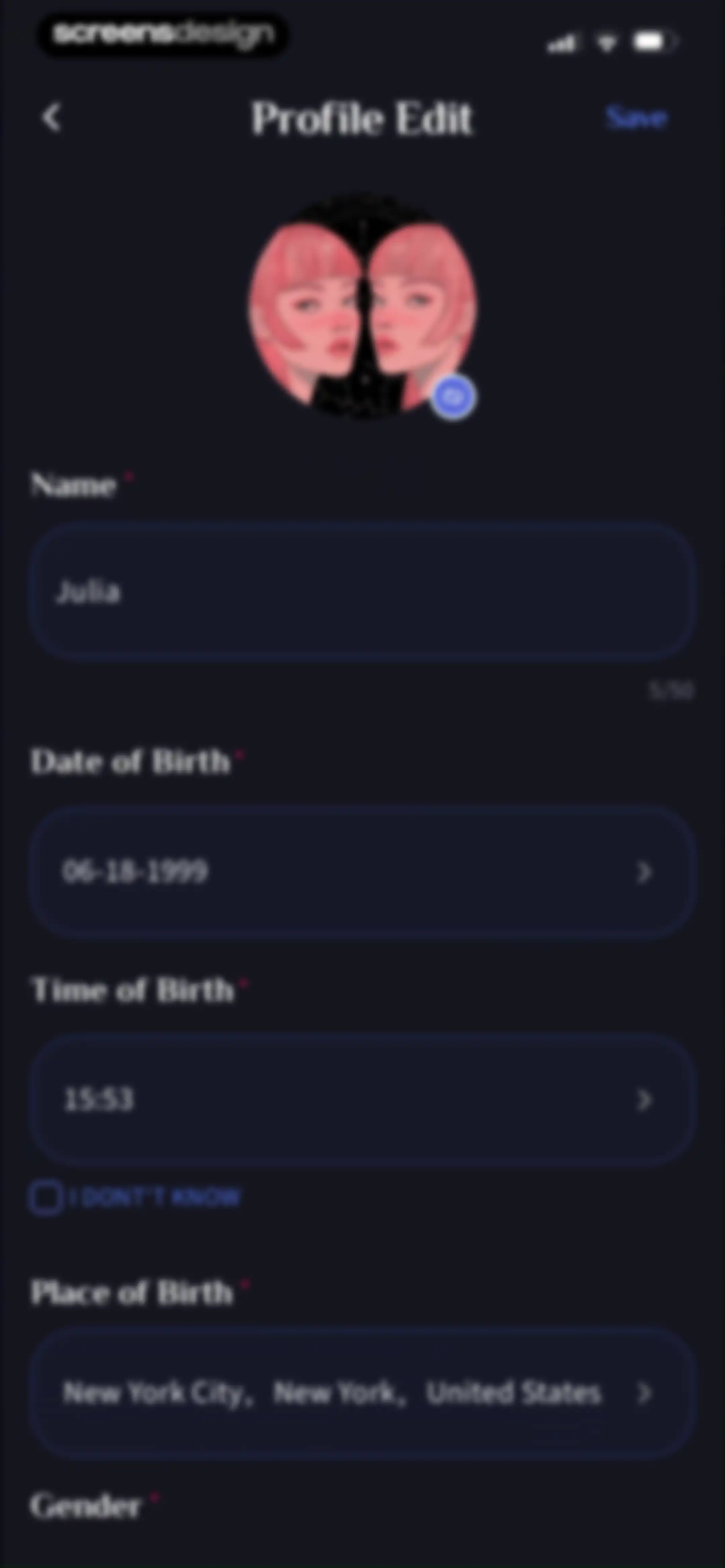 HealTalk - Text Reading screen 128