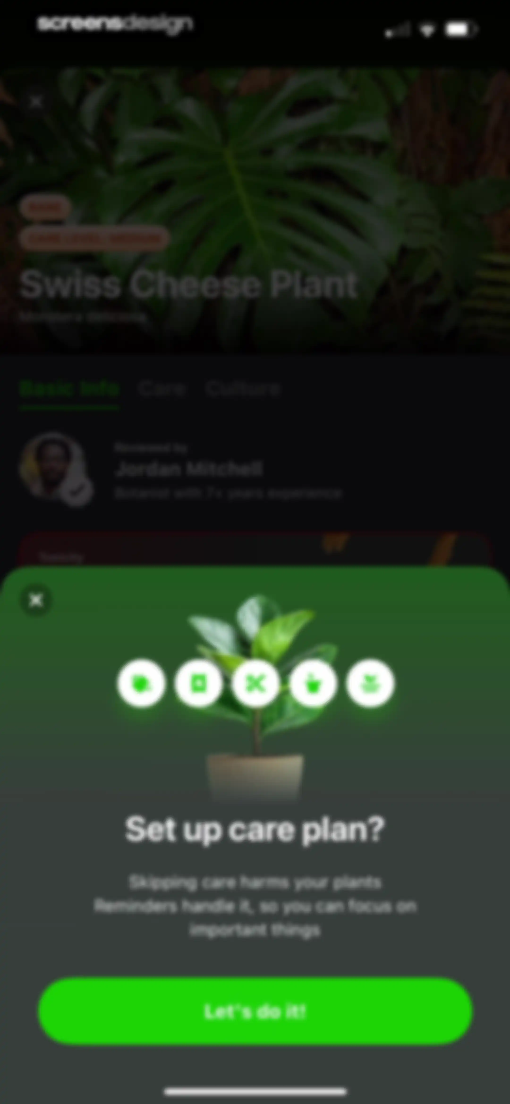 Plant Identifier & Care App screen 80