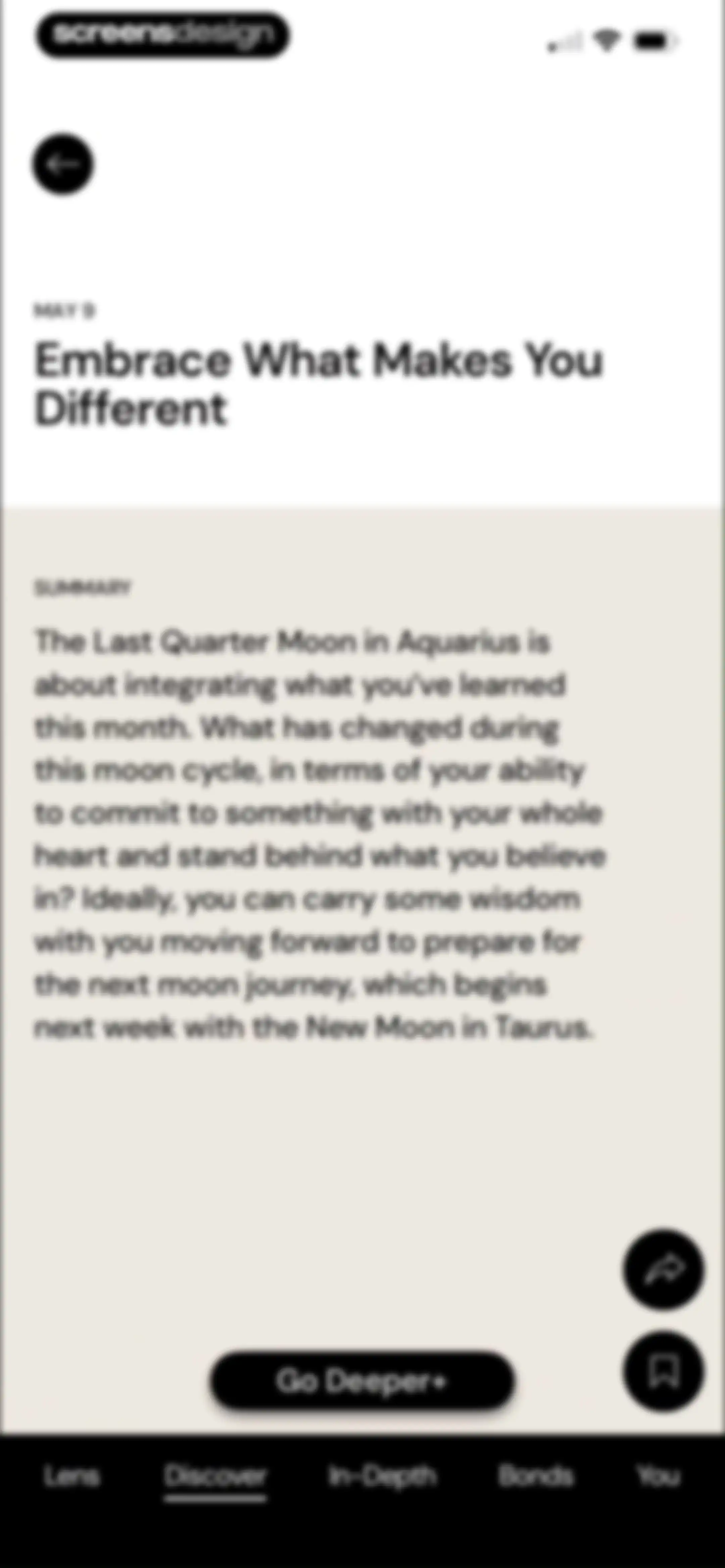 The Pattern: Astrology screen 78
