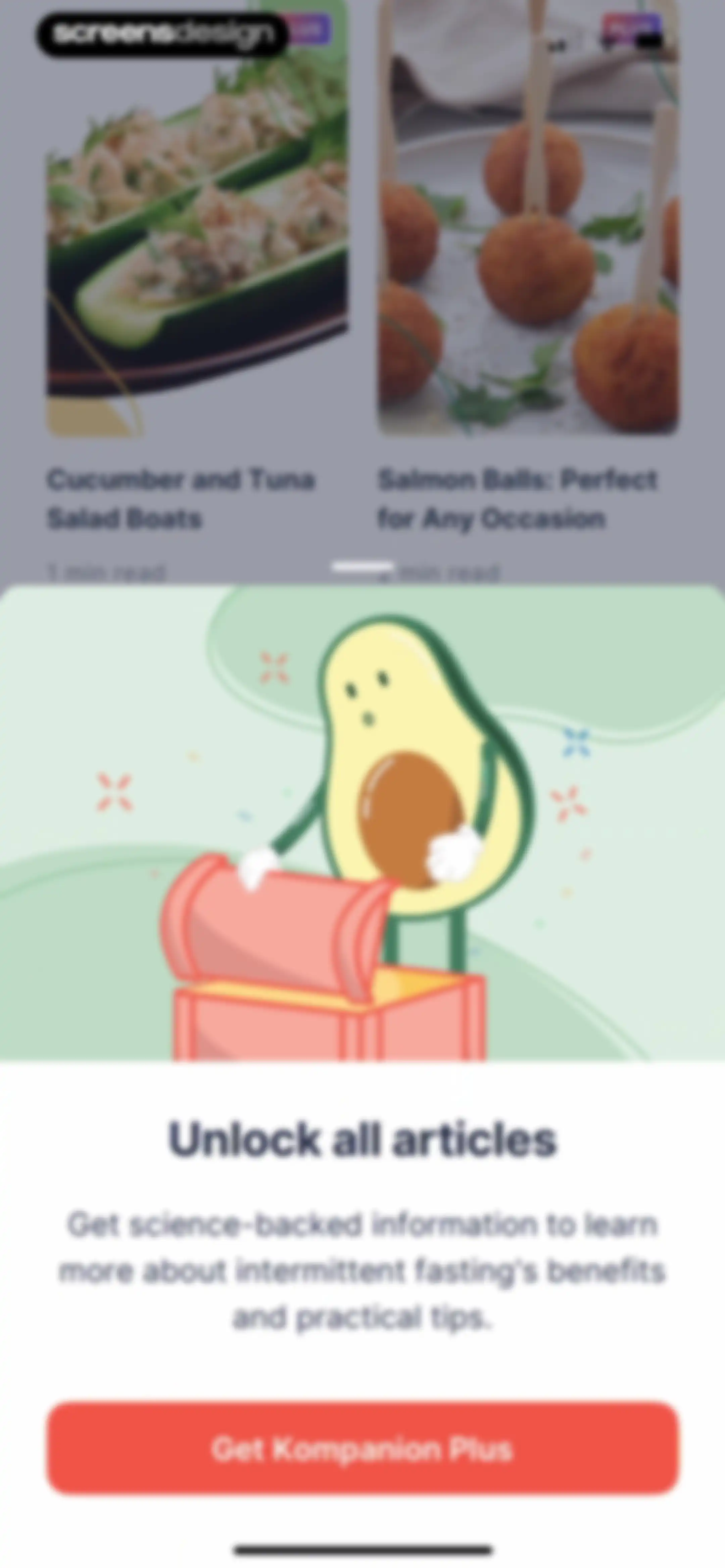 Kompanion: Weight Loss Plan screen 103