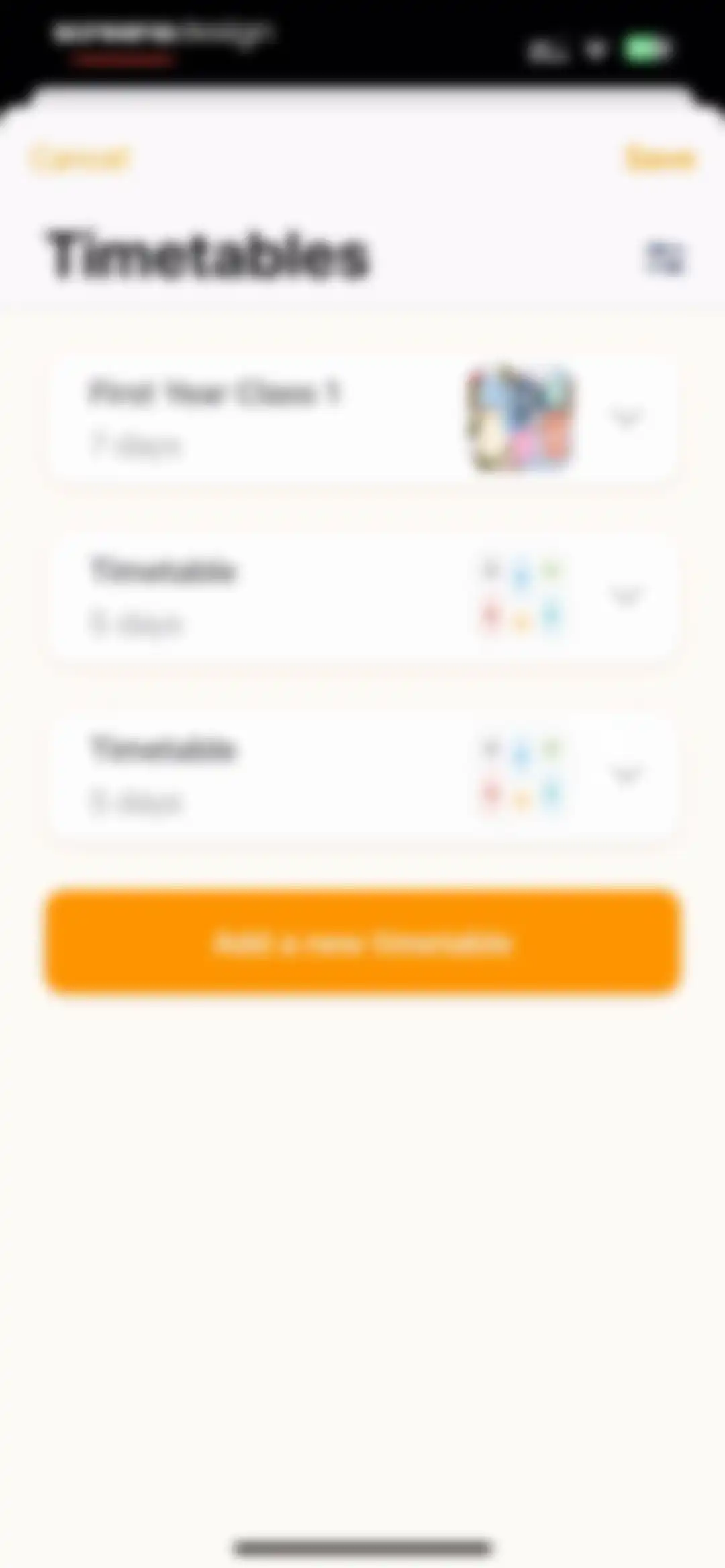 My Timetable - Quick & Simple screen 26