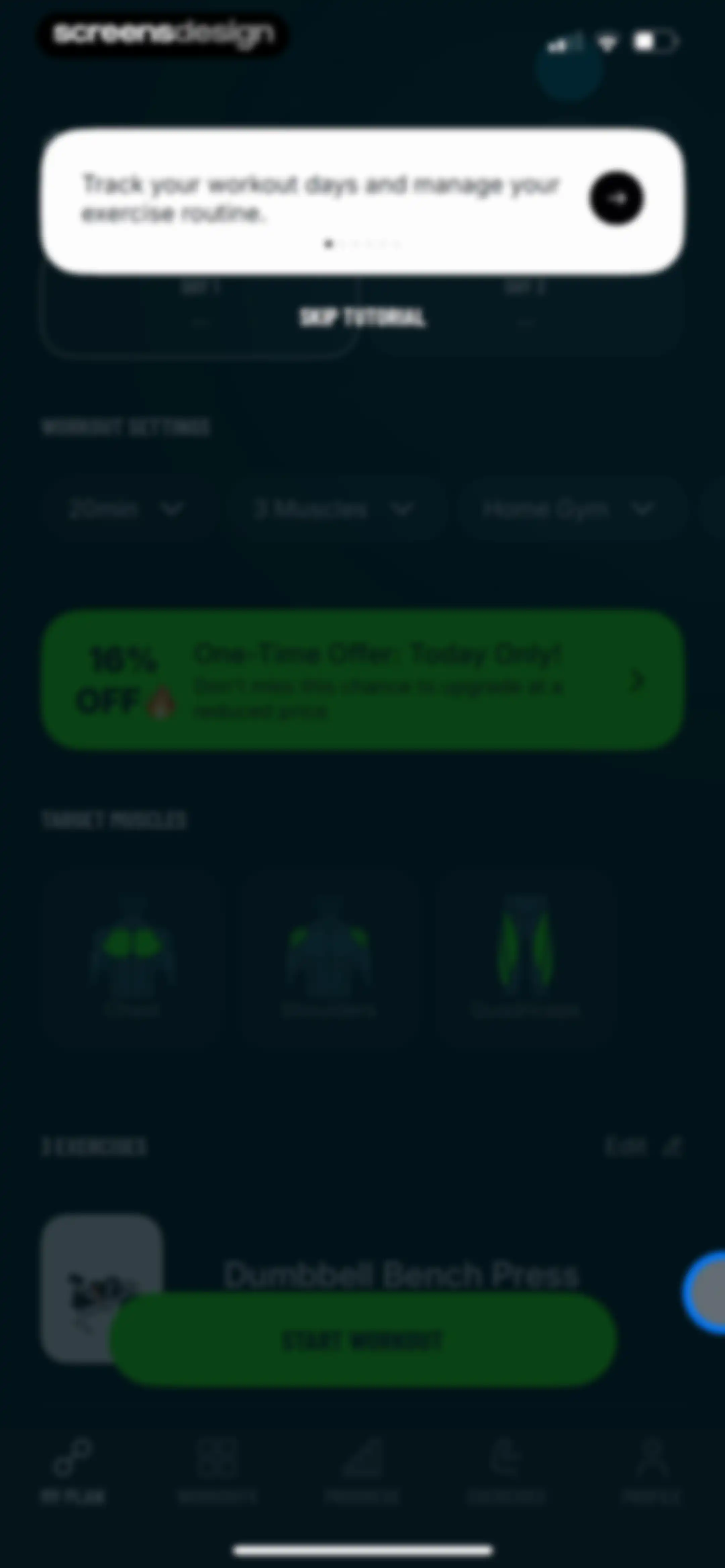 Befit: Gym & Home Workout Plan screen 32
