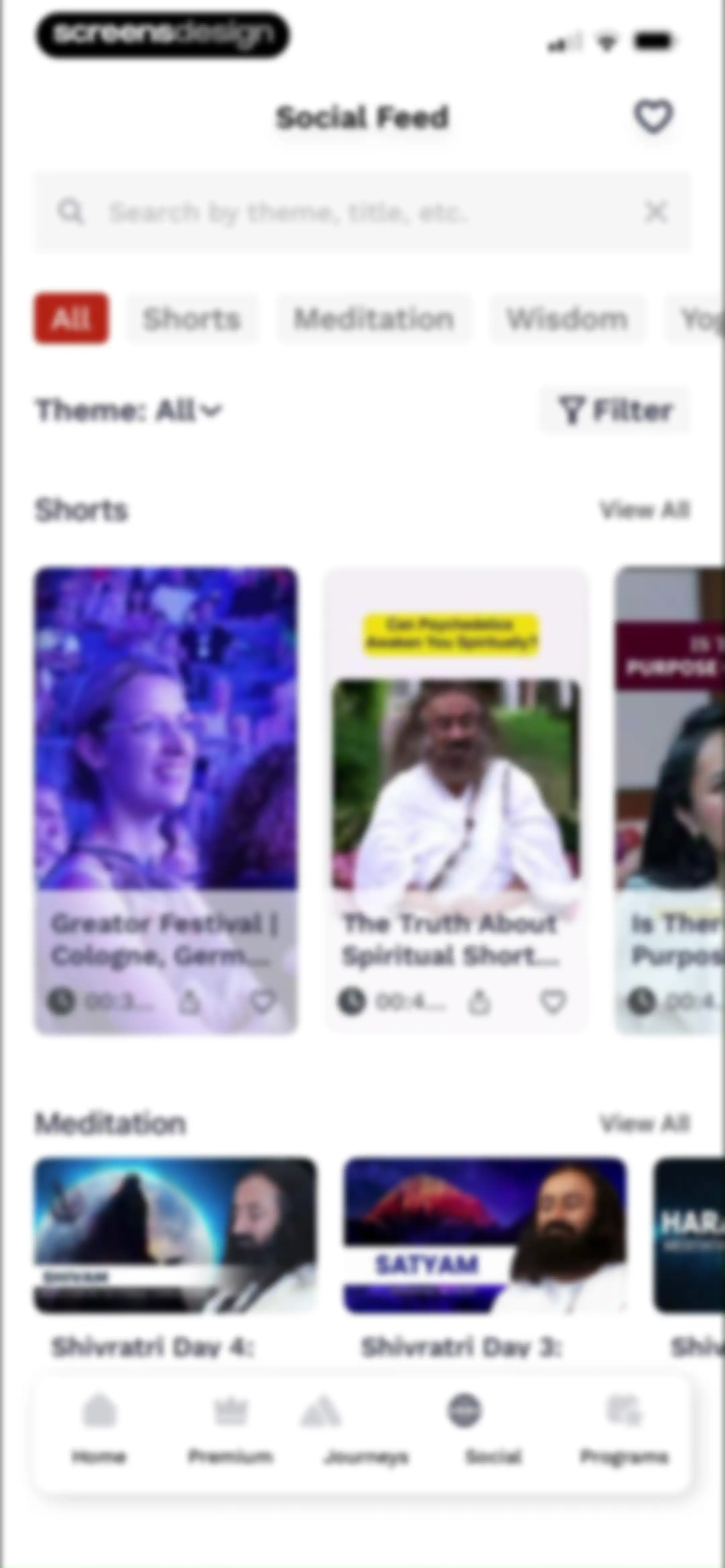 Art of Living Official App screen 9