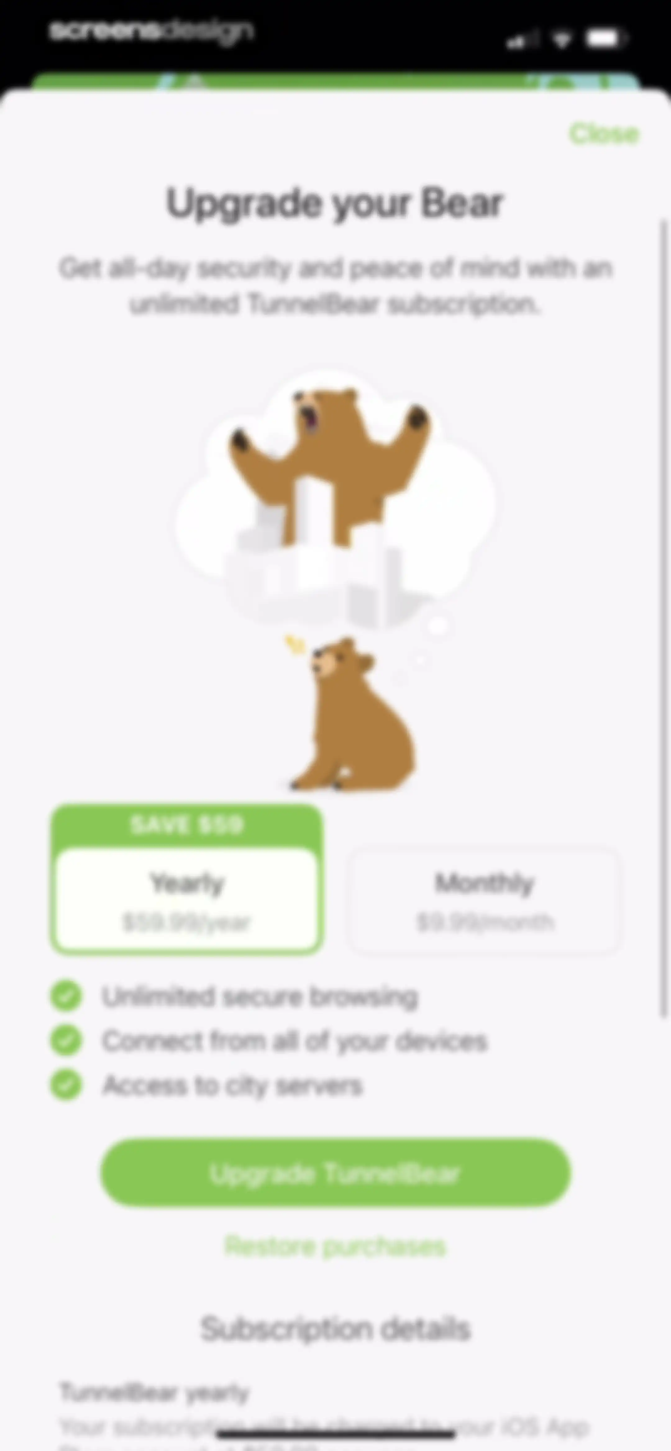 TunnelBear: Secure VPN & Wifi screen 19