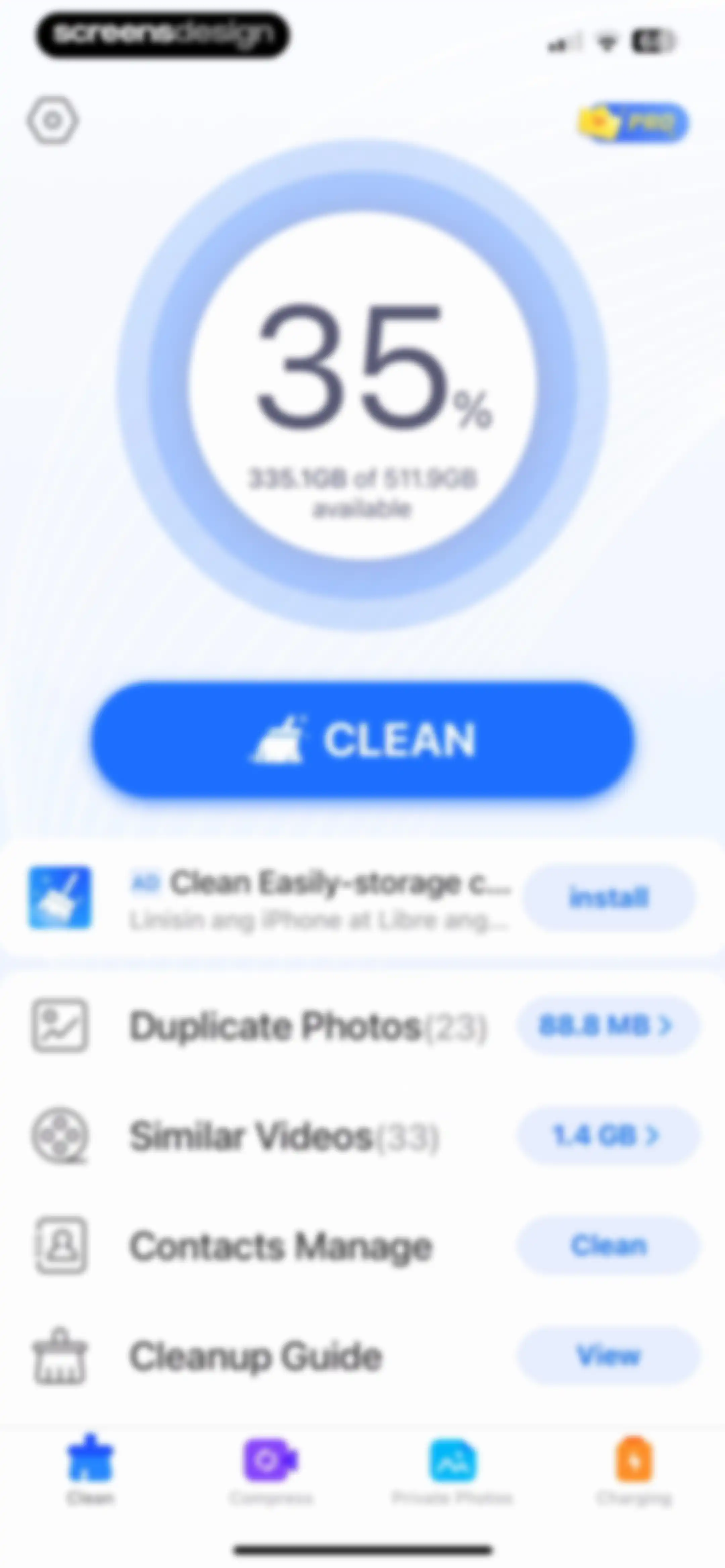 Cleaner Neat: Clean Up Storage screen 9