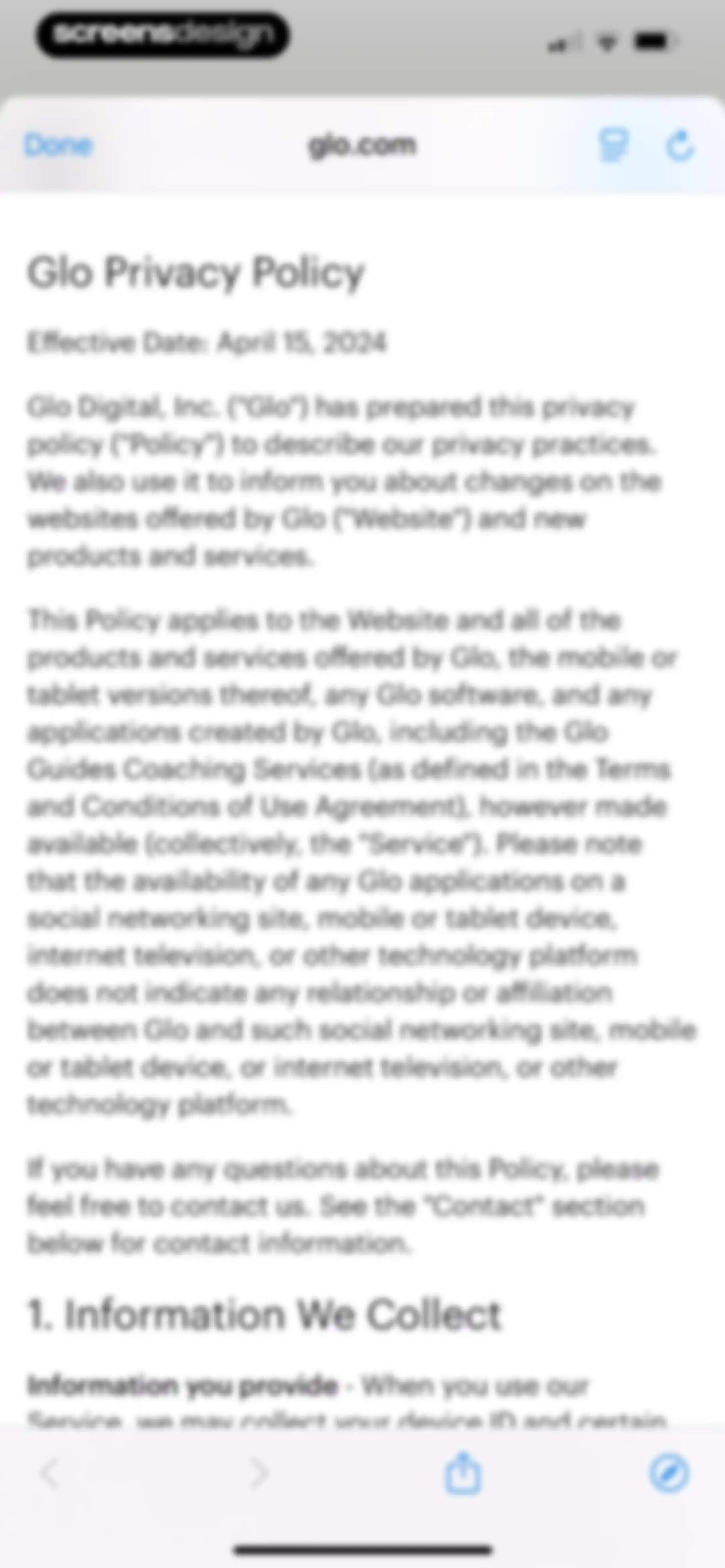 Glo | Yoga and Meditation App screen 139