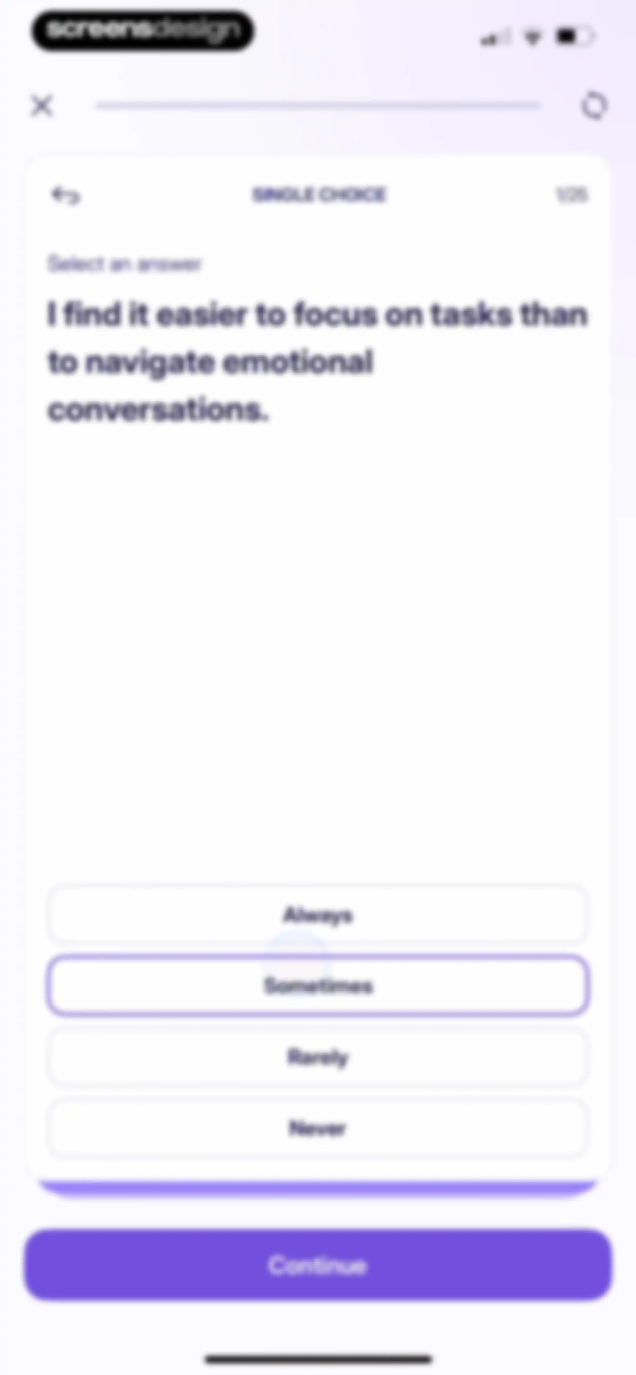 Liven: Discover yourself screen 120