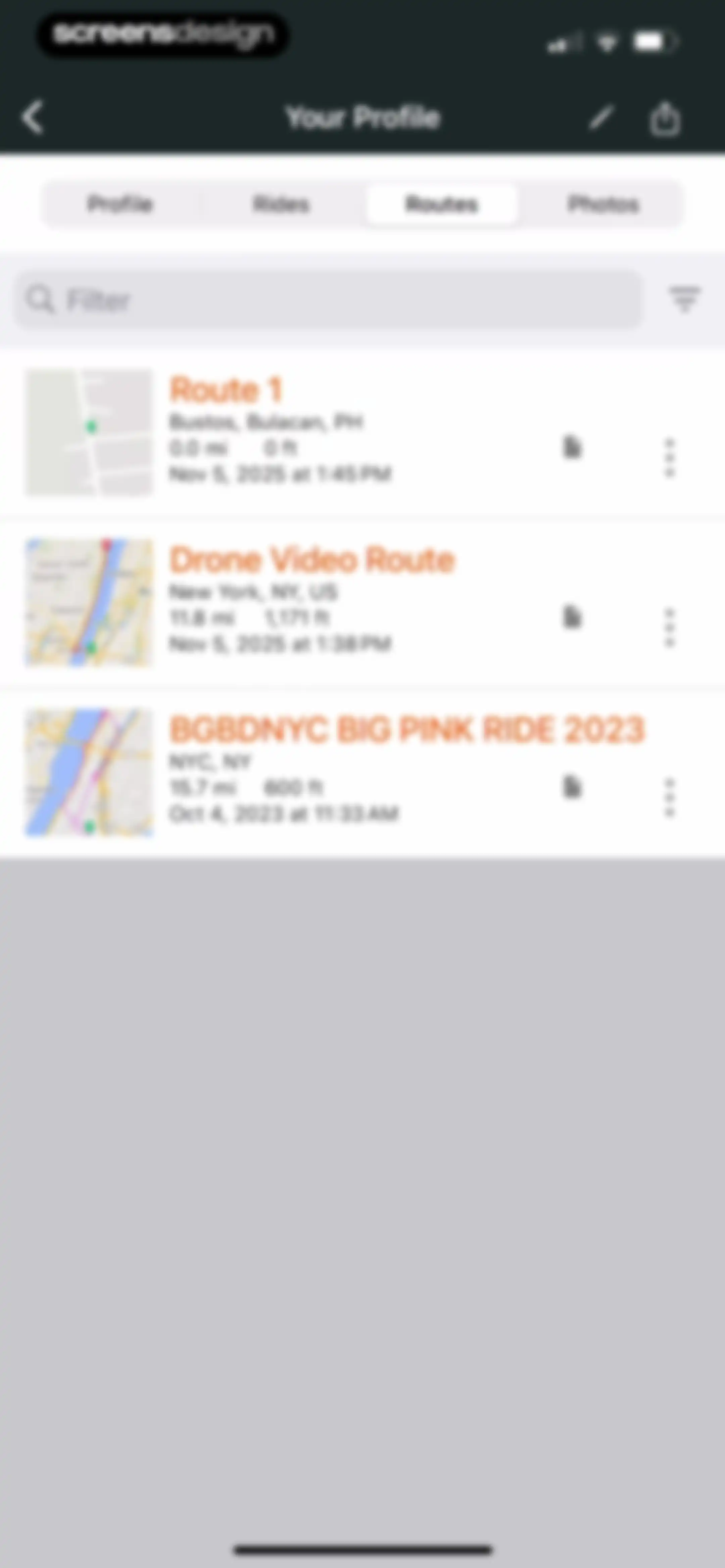Ride with GPS: Bike Navigation screen 159