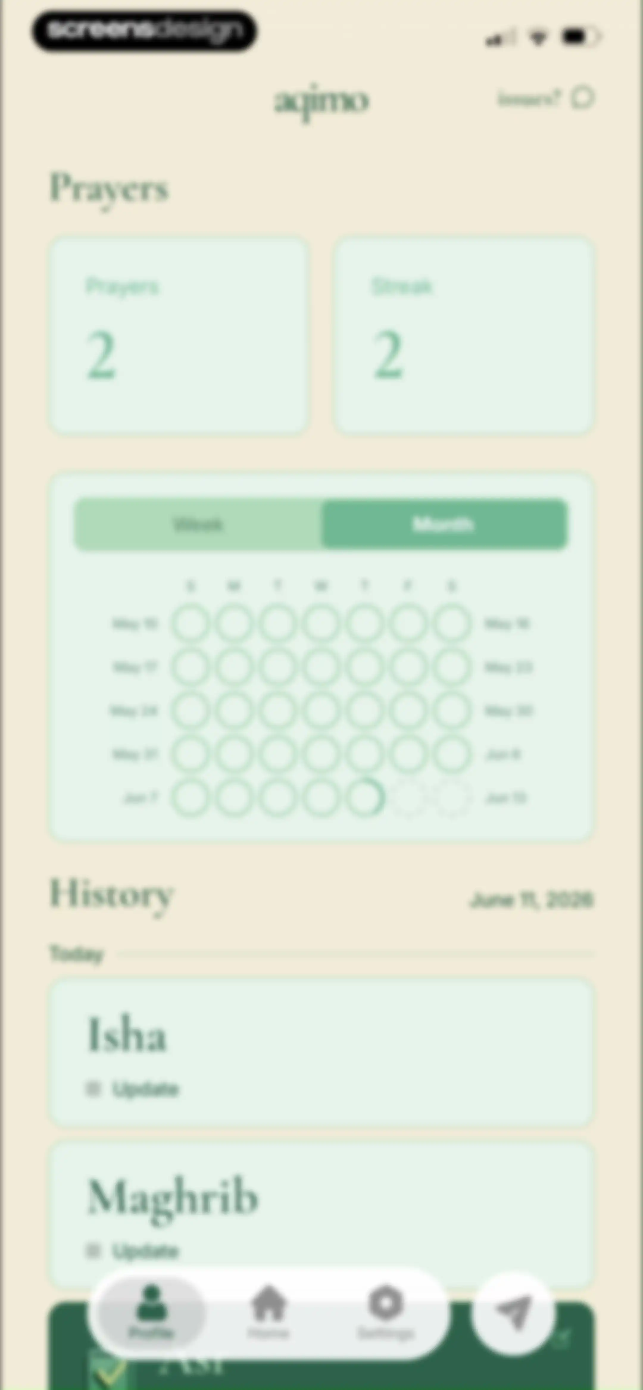 Aqimo: Salah Focus screen 56