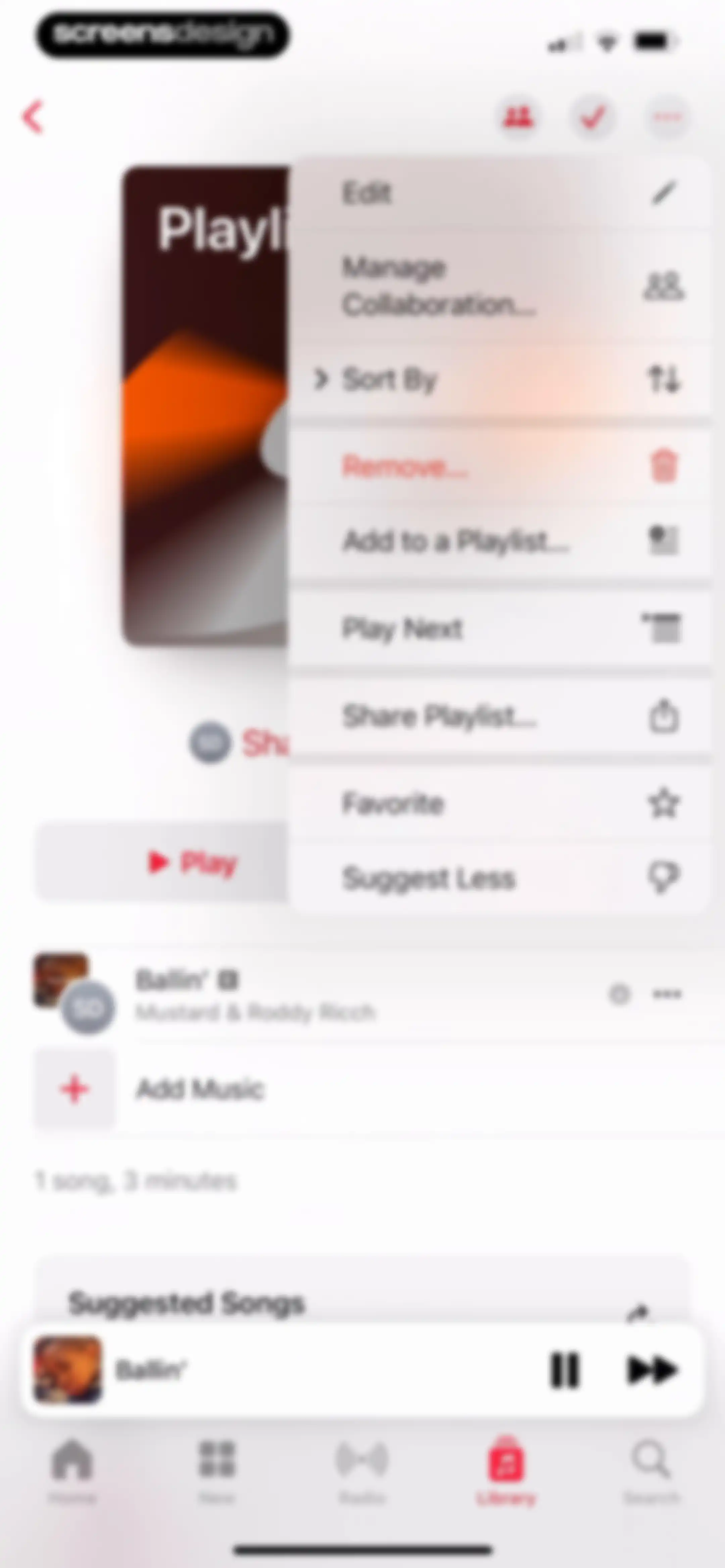 Apple Music screen 106