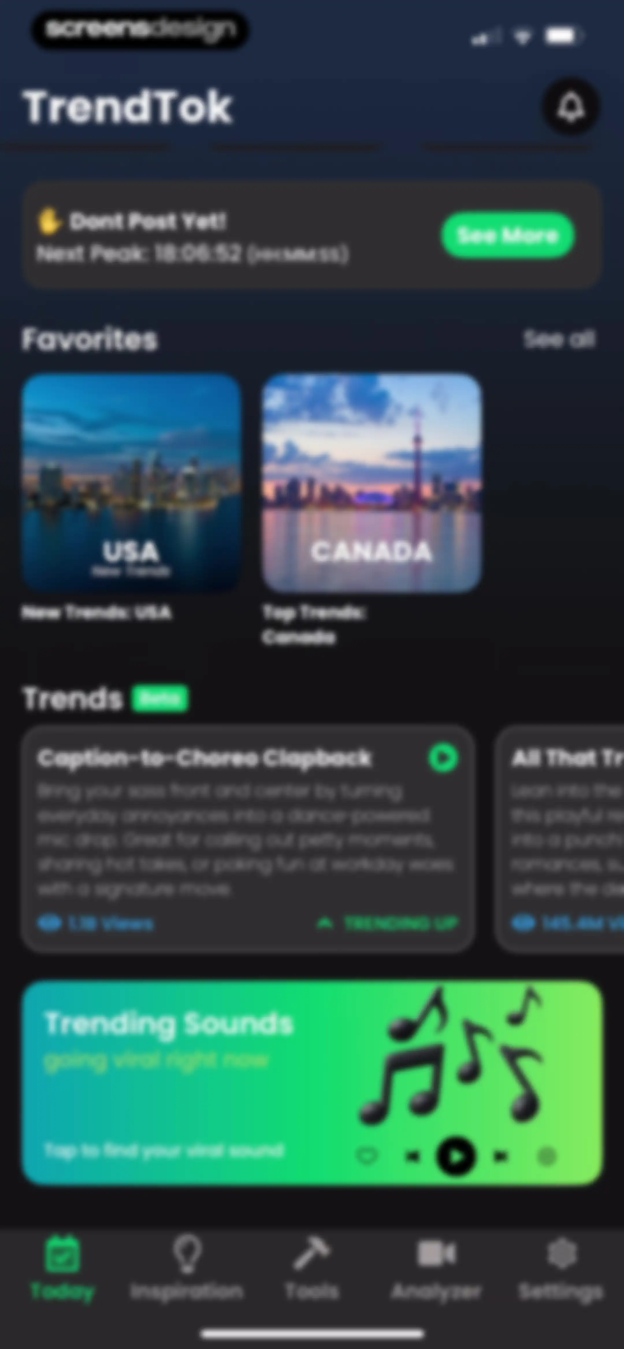 TrendTok Analytics & Tracker screen 63