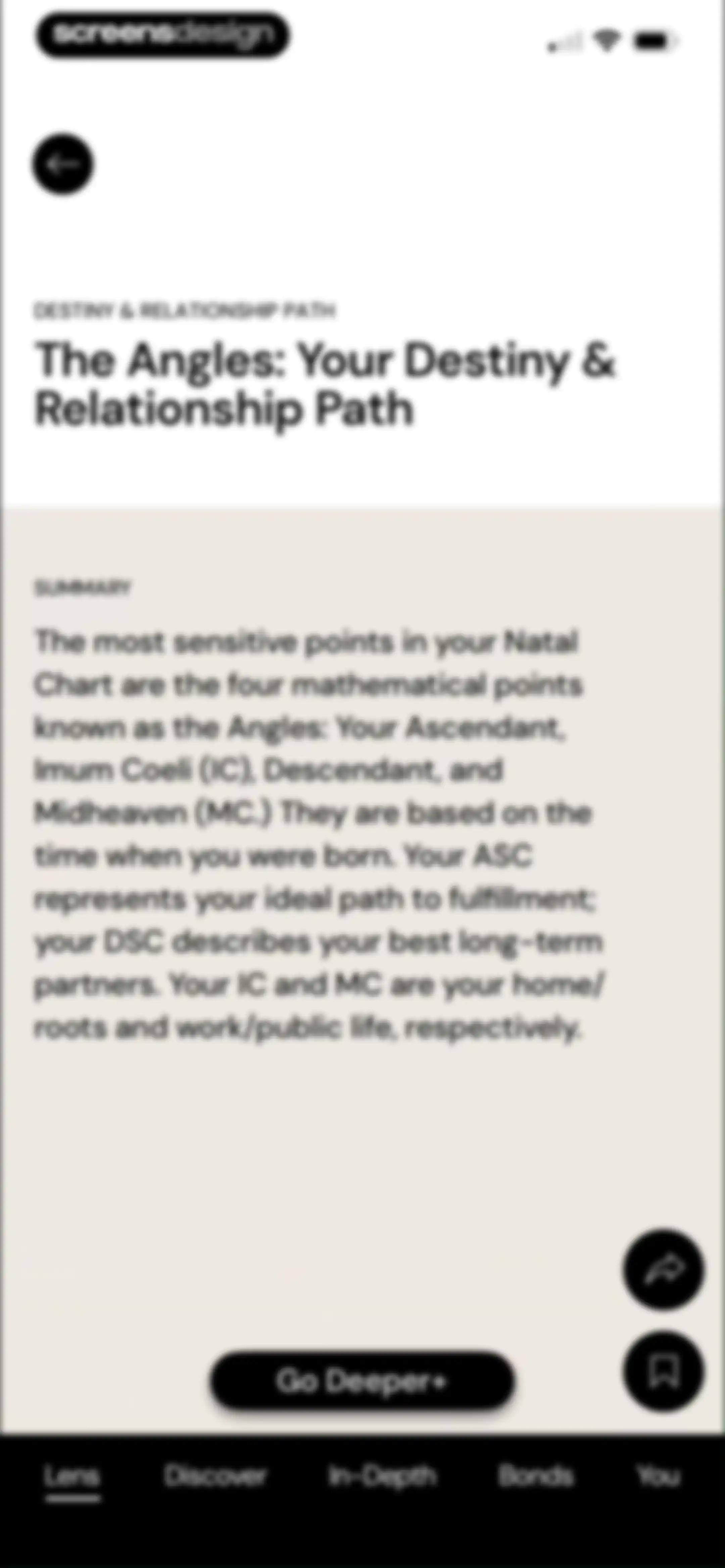 The Pattern: Astrology screen 15