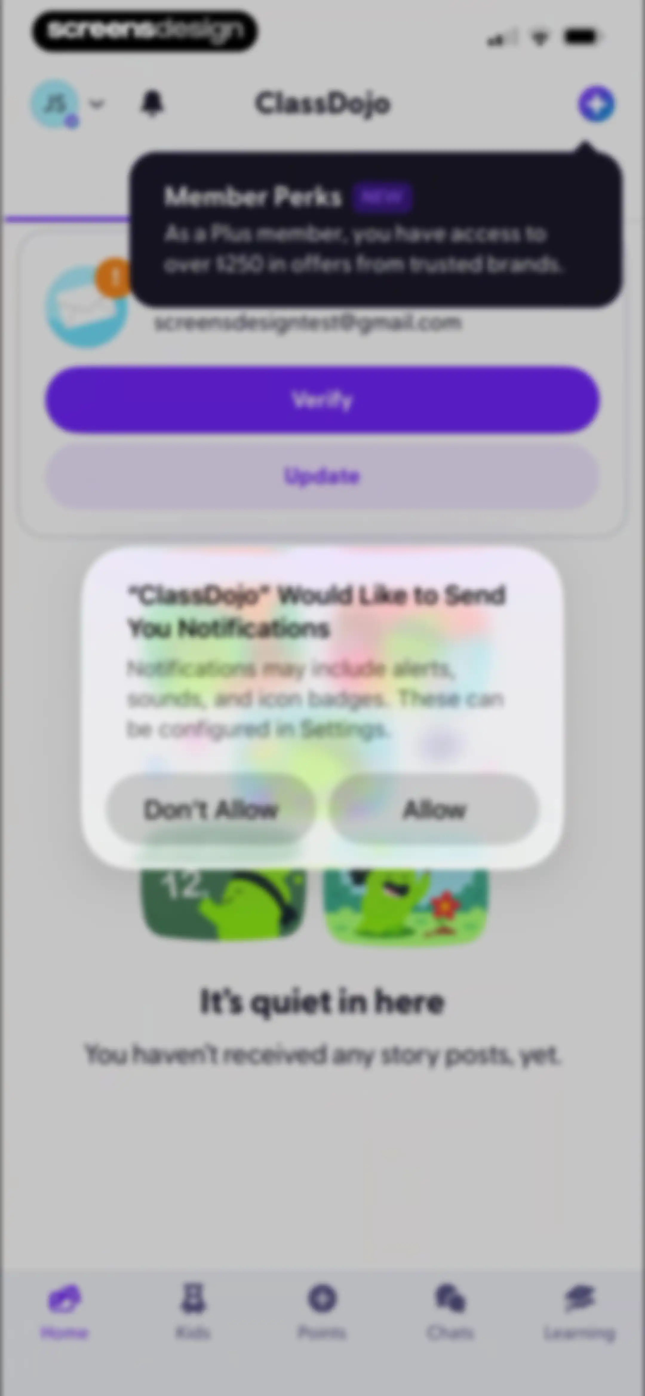 ClassDojo screen 16