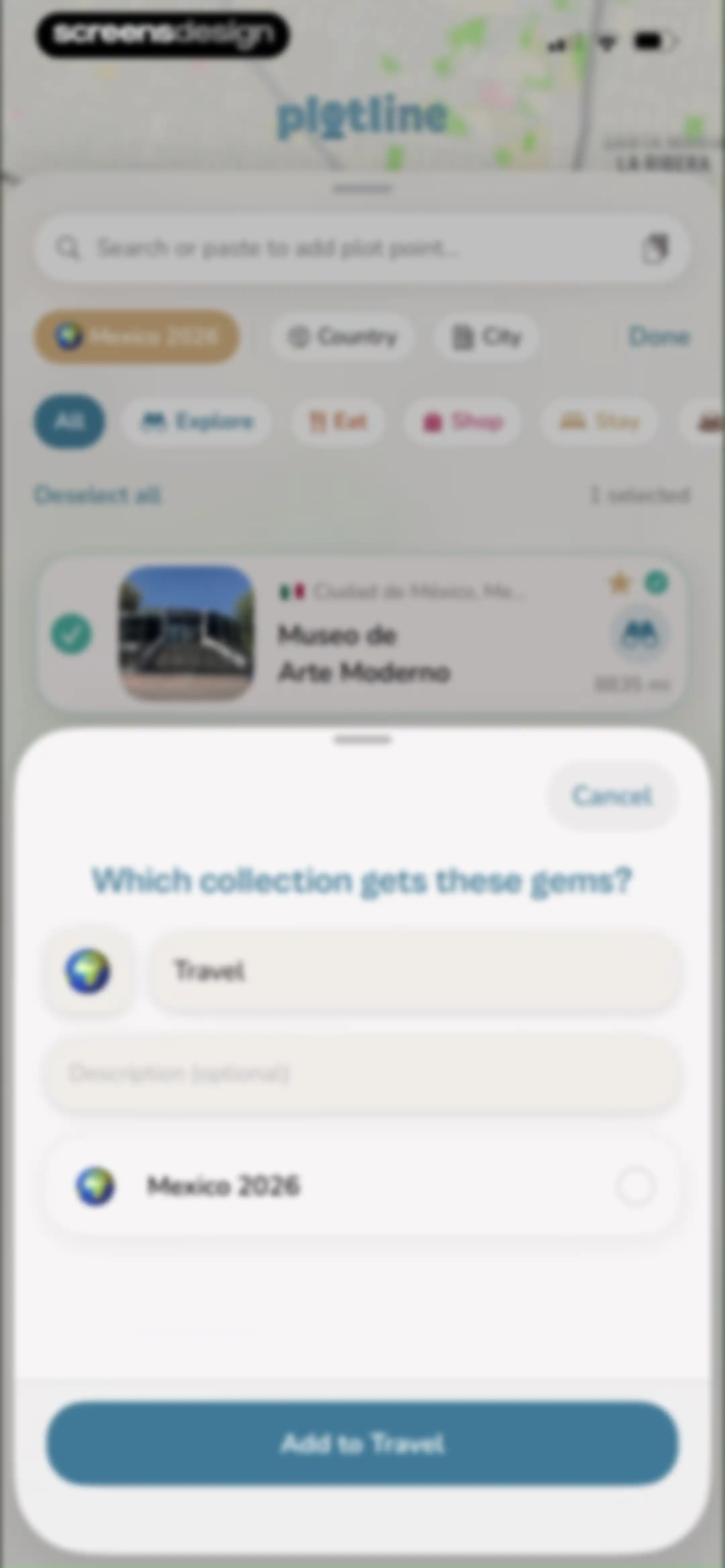 Plotline: Travel Map & Planner screen 53