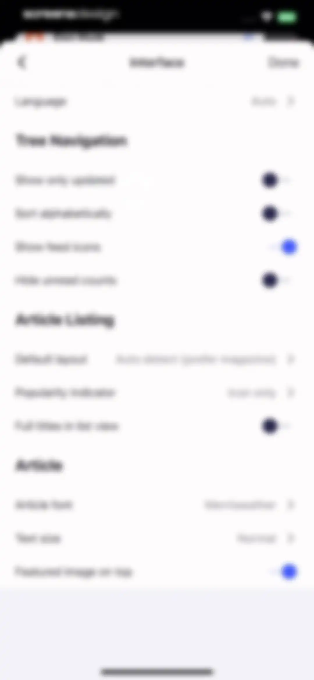 Inoreader: News & RSS reader screen 68