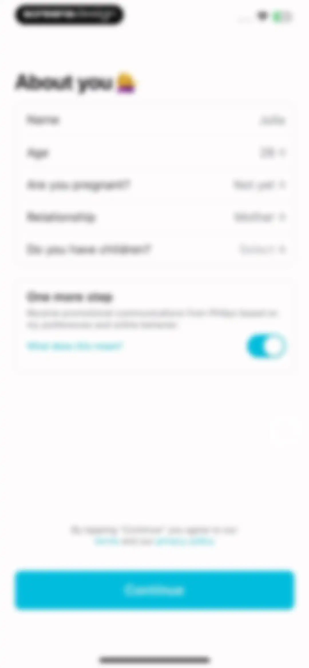 Pregnancy + | Tracker App screen 4