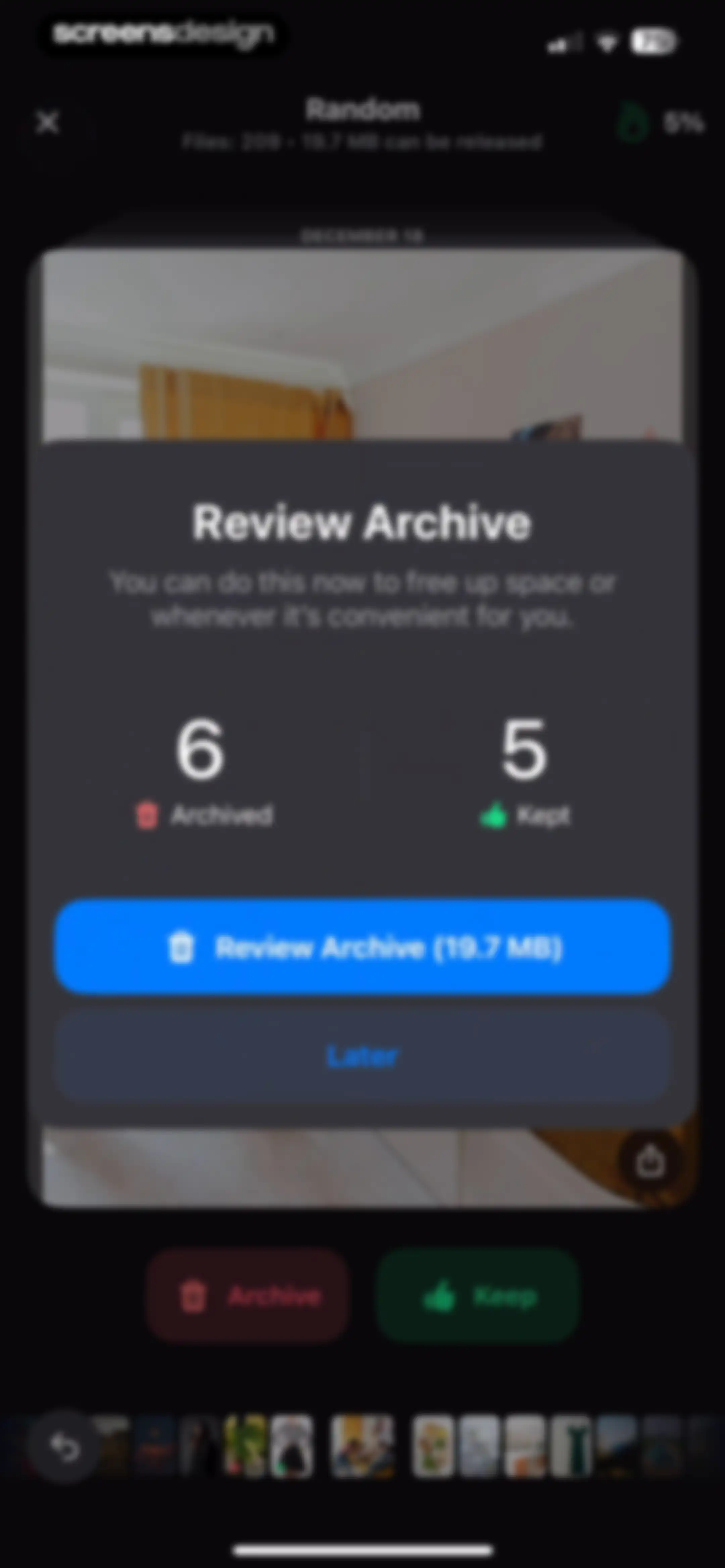Cleaner Kit - Clean Up Storage screen 61
