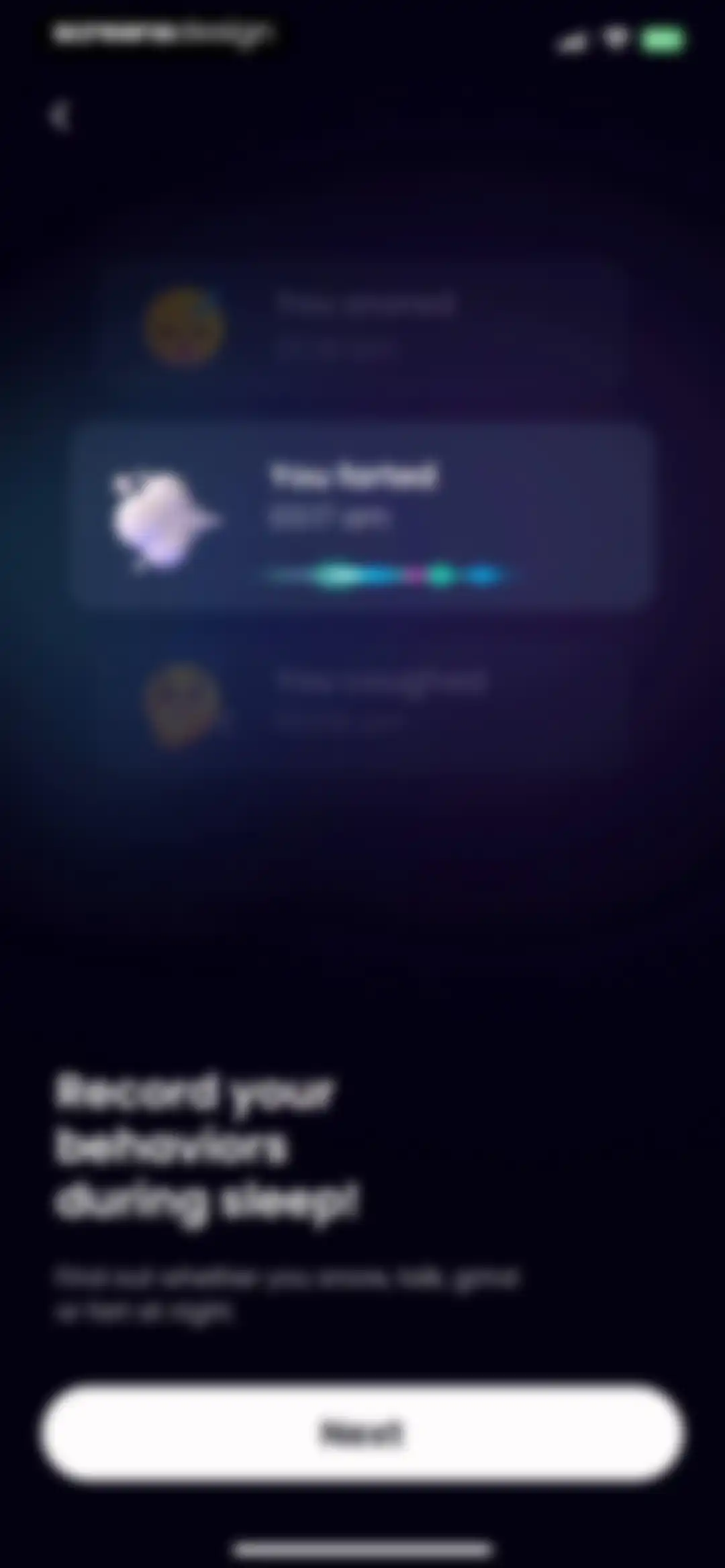 Sleep Tracker: Recorder, Sound screen 30