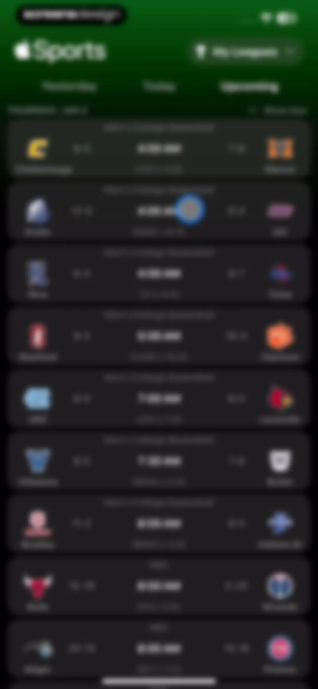 Apple Sports screen 20
