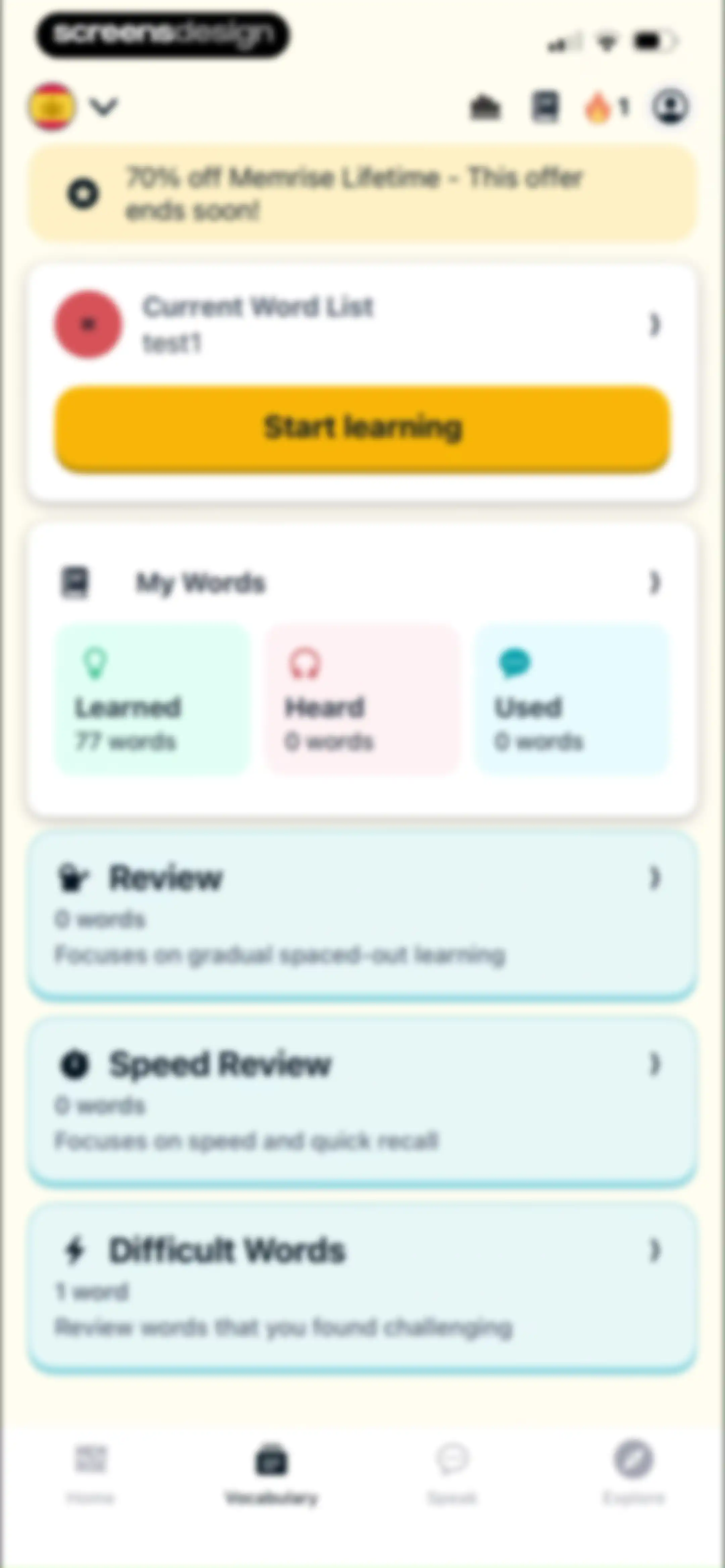 Memrise Easy Language Learning screen 55