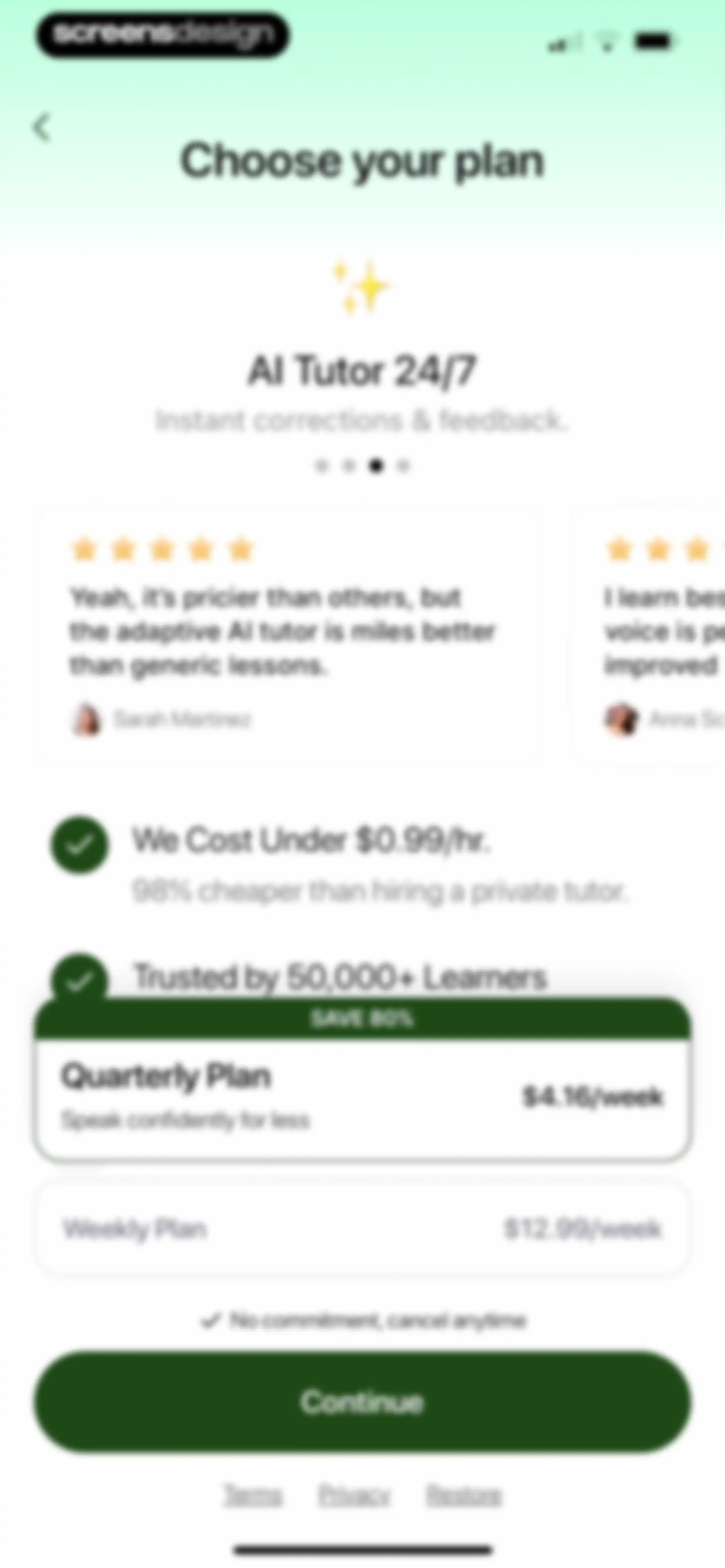 LingoTok - AI Language Tutor screen 43
