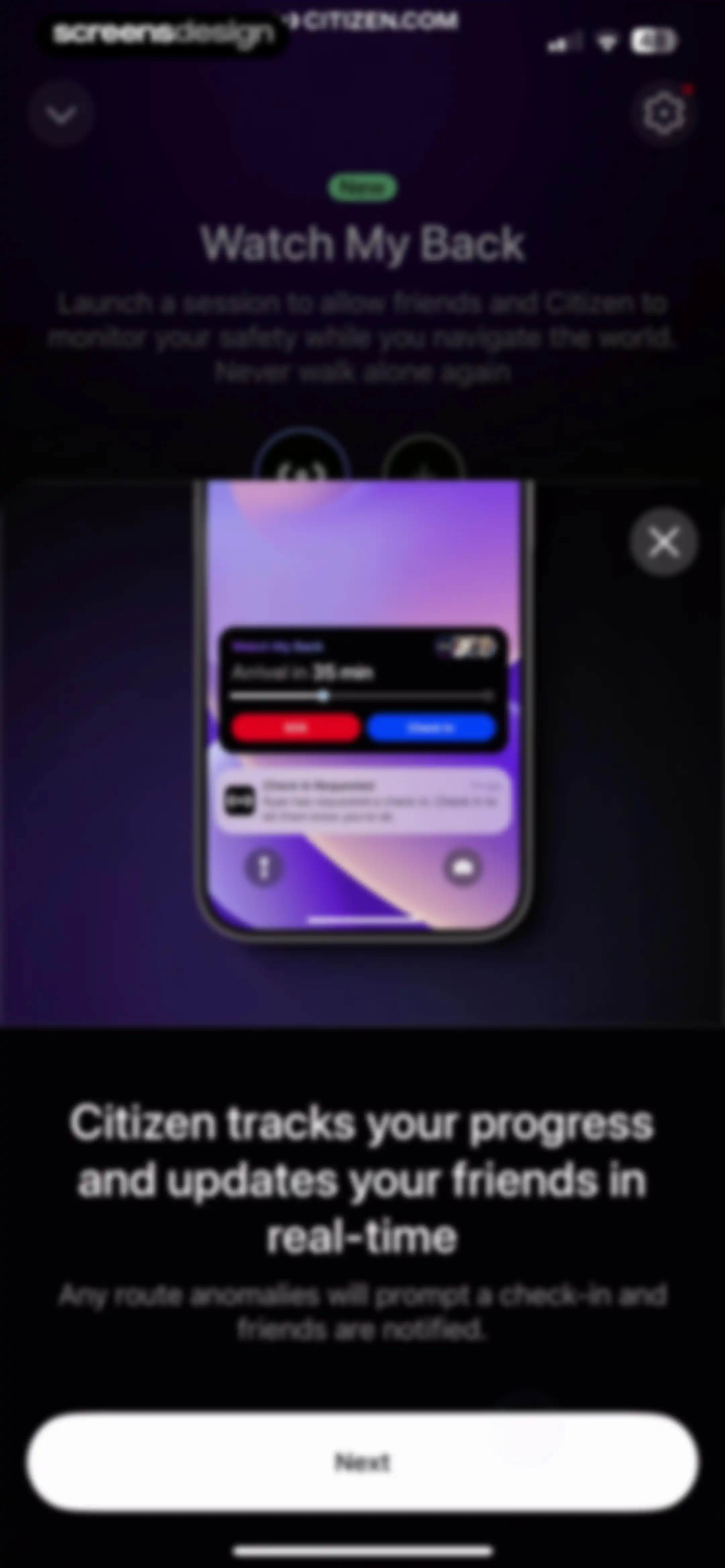 Citizen: Safety & Live Video screen 100
