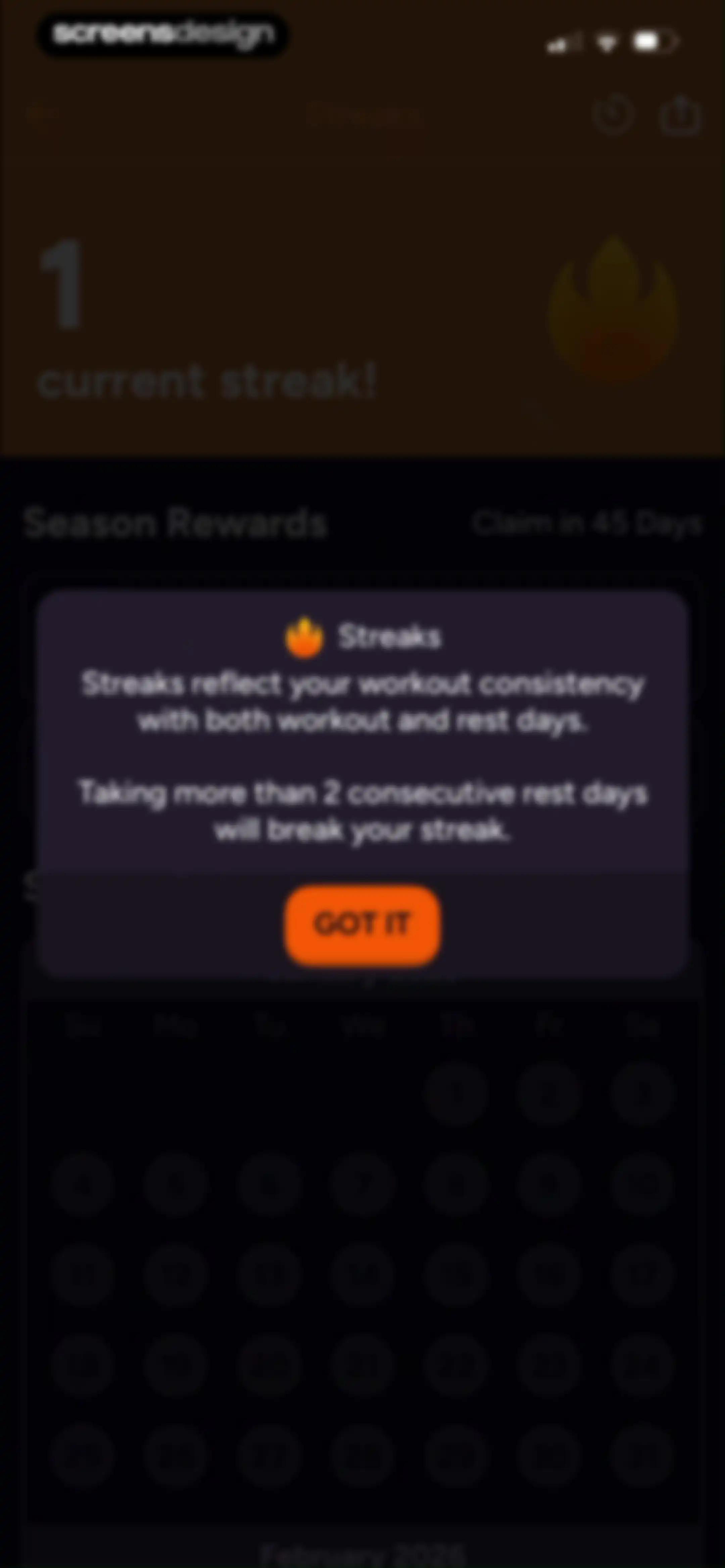 Liftoff - Ranked Gym Workouts screen 204