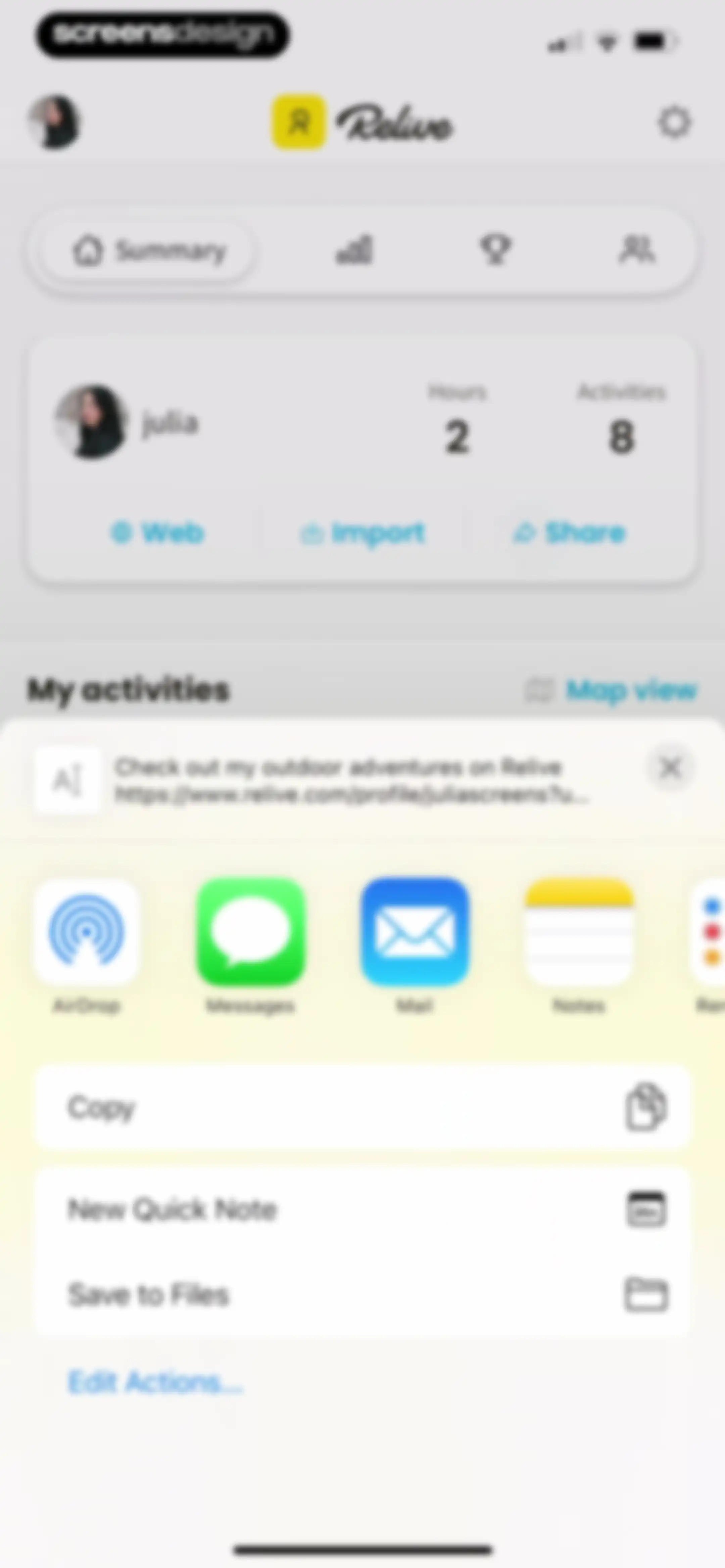 Relive: Hike & Ride Memories screen 41