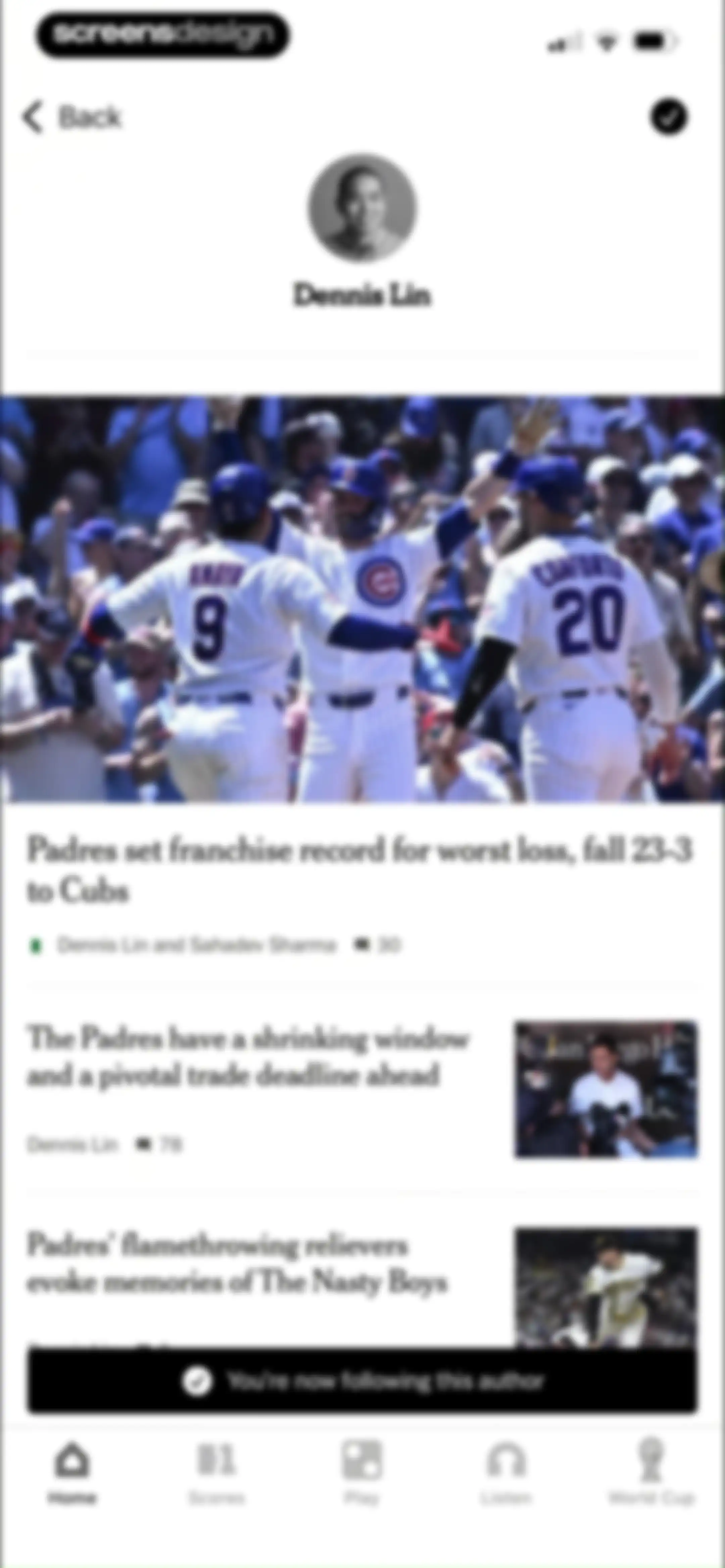 The Athletic: All Sports News screen 34