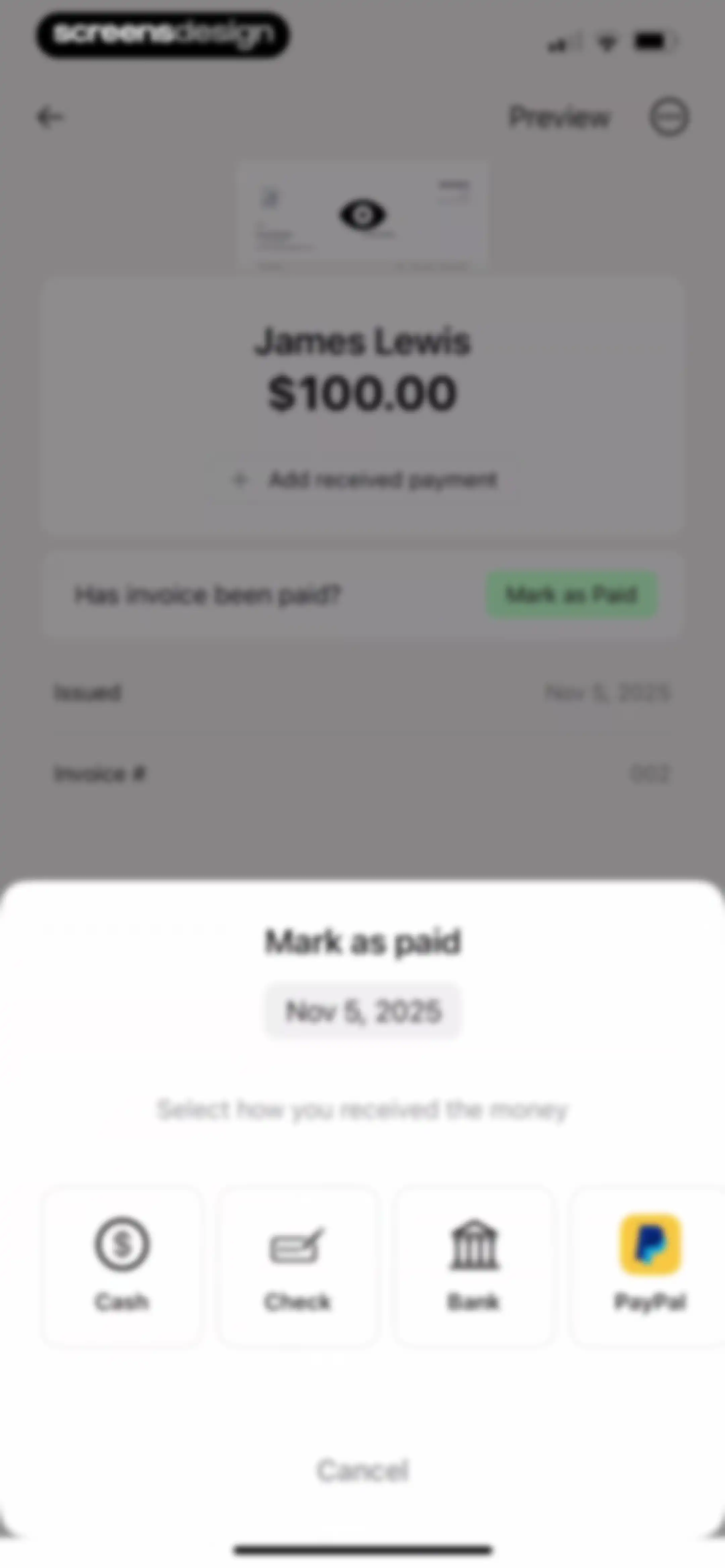 Invoice Maker ▸ Estimate App screen 40