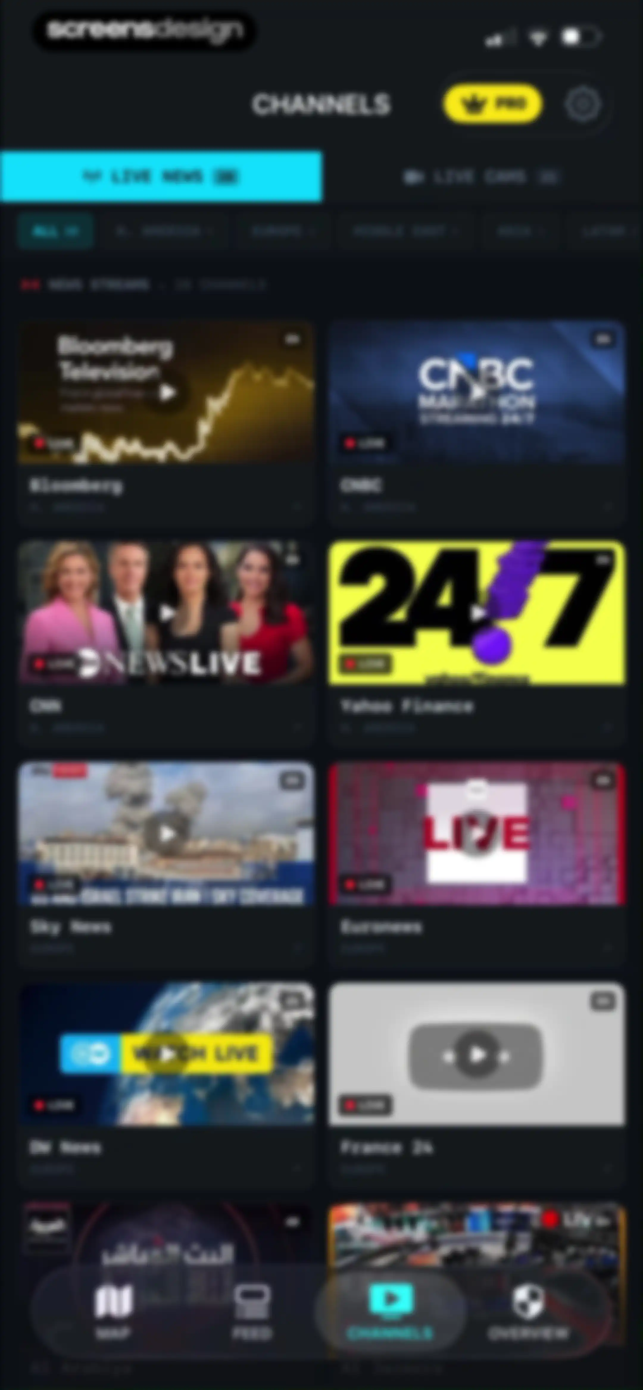 World Monitor Real-Time Intel screen 40