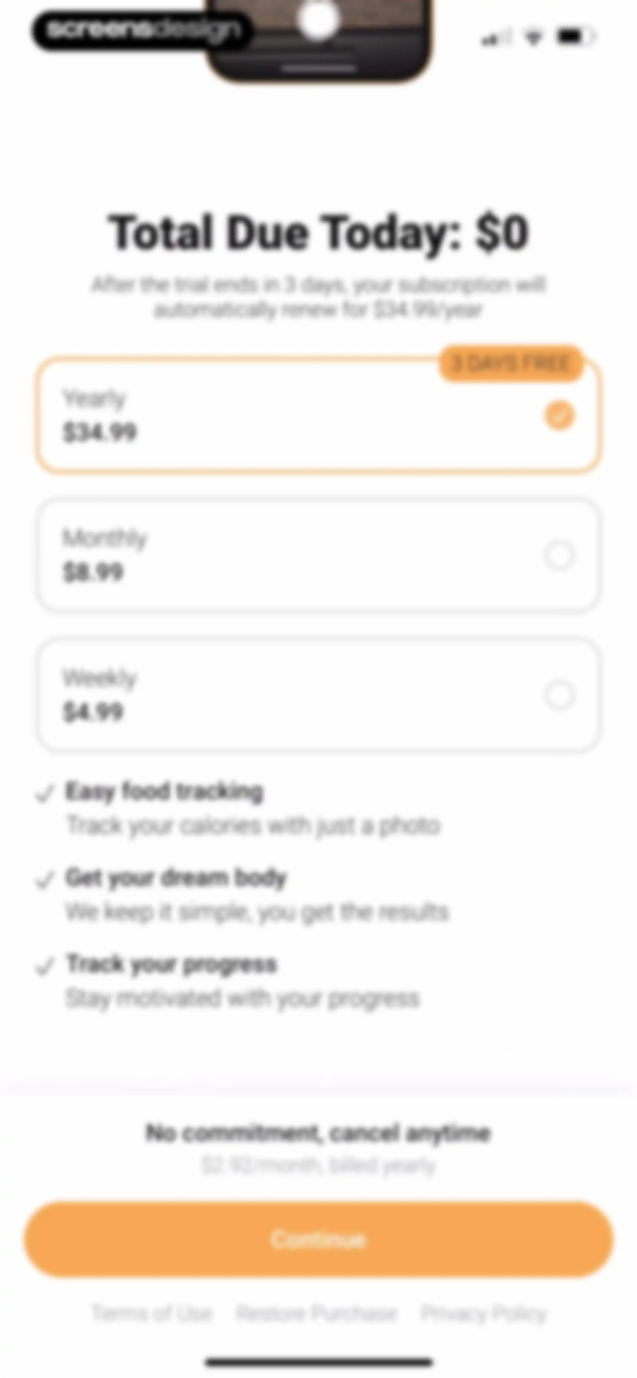 Meshitora: Track My Calories screen 34