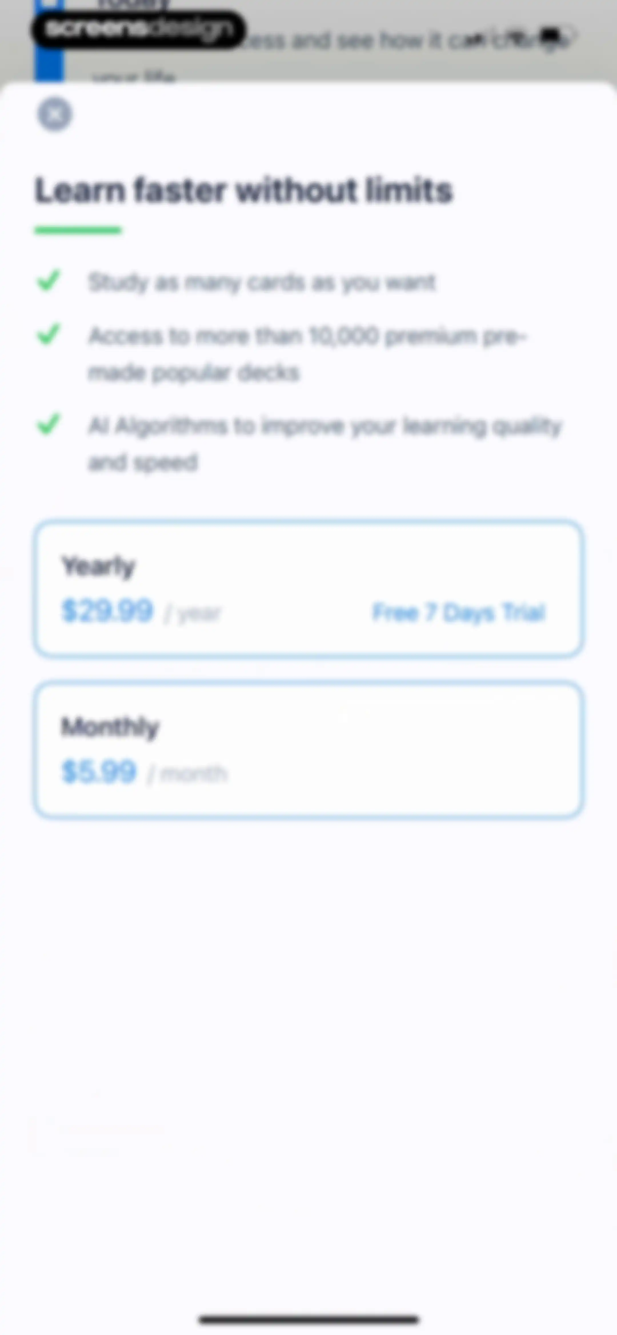 Mopiq: AI Flashcards Learning screen 20