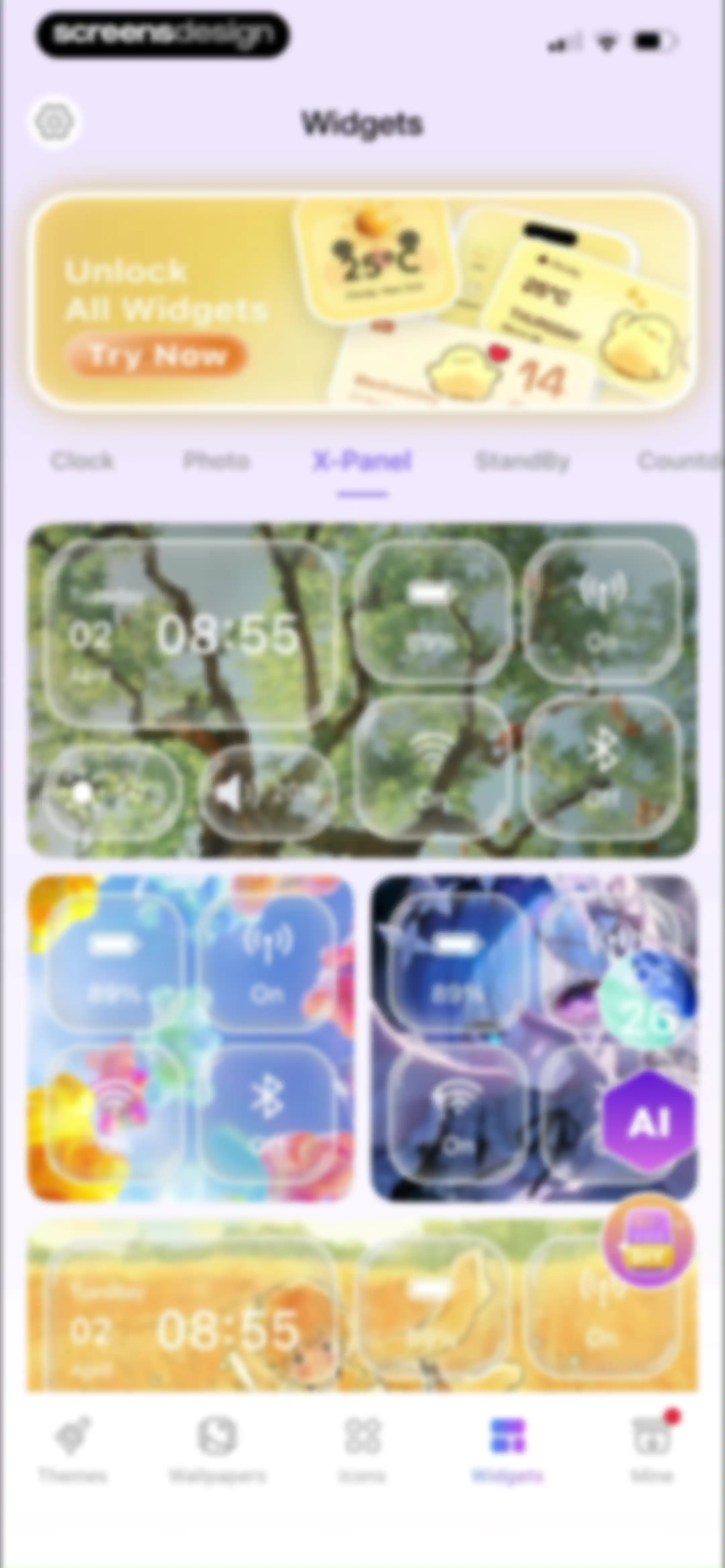 Themie: Wallpapers & Theme screen 93
