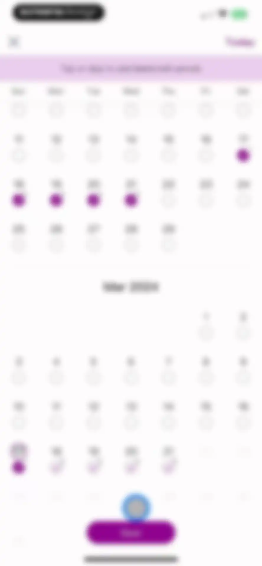 Femometer Eisprungkalender screen 23