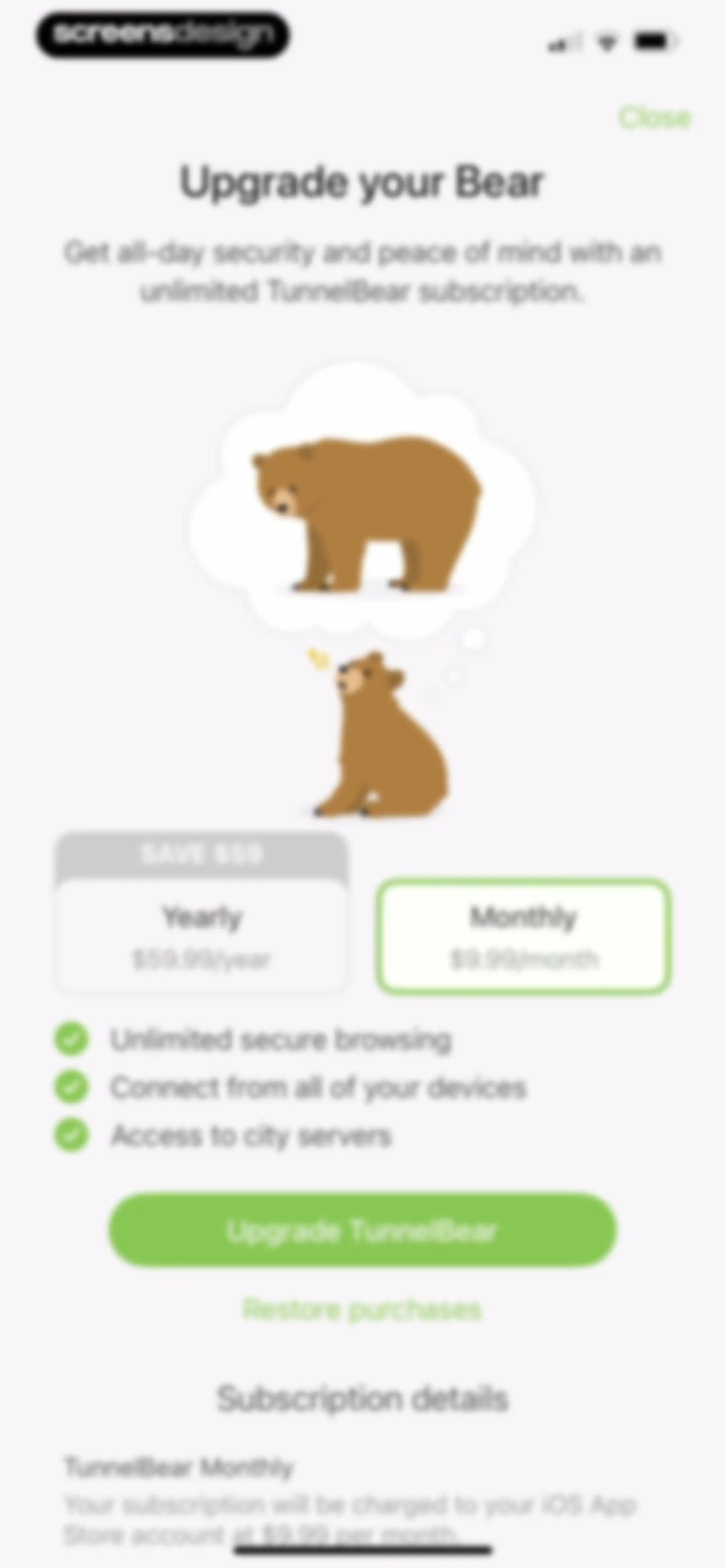 TunnelBear: Secure VPN & Wifi screen 7