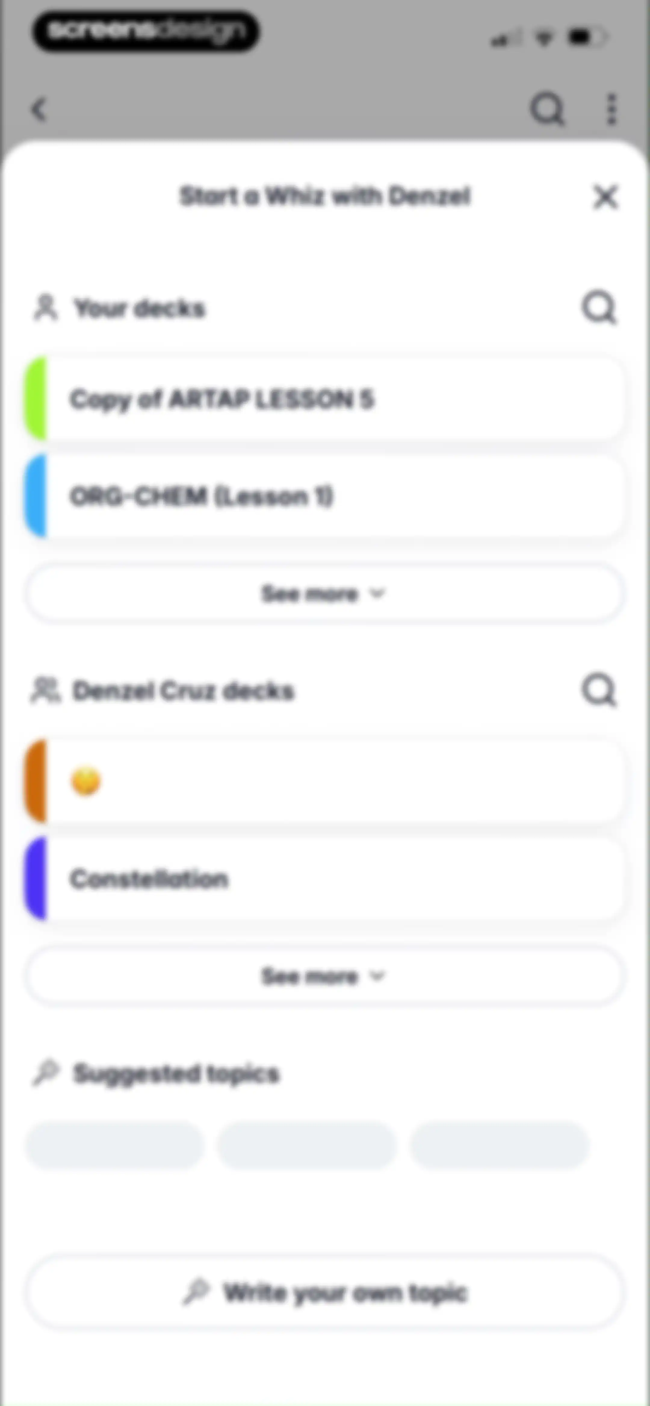 Gizmo: AI Tutor screen 126